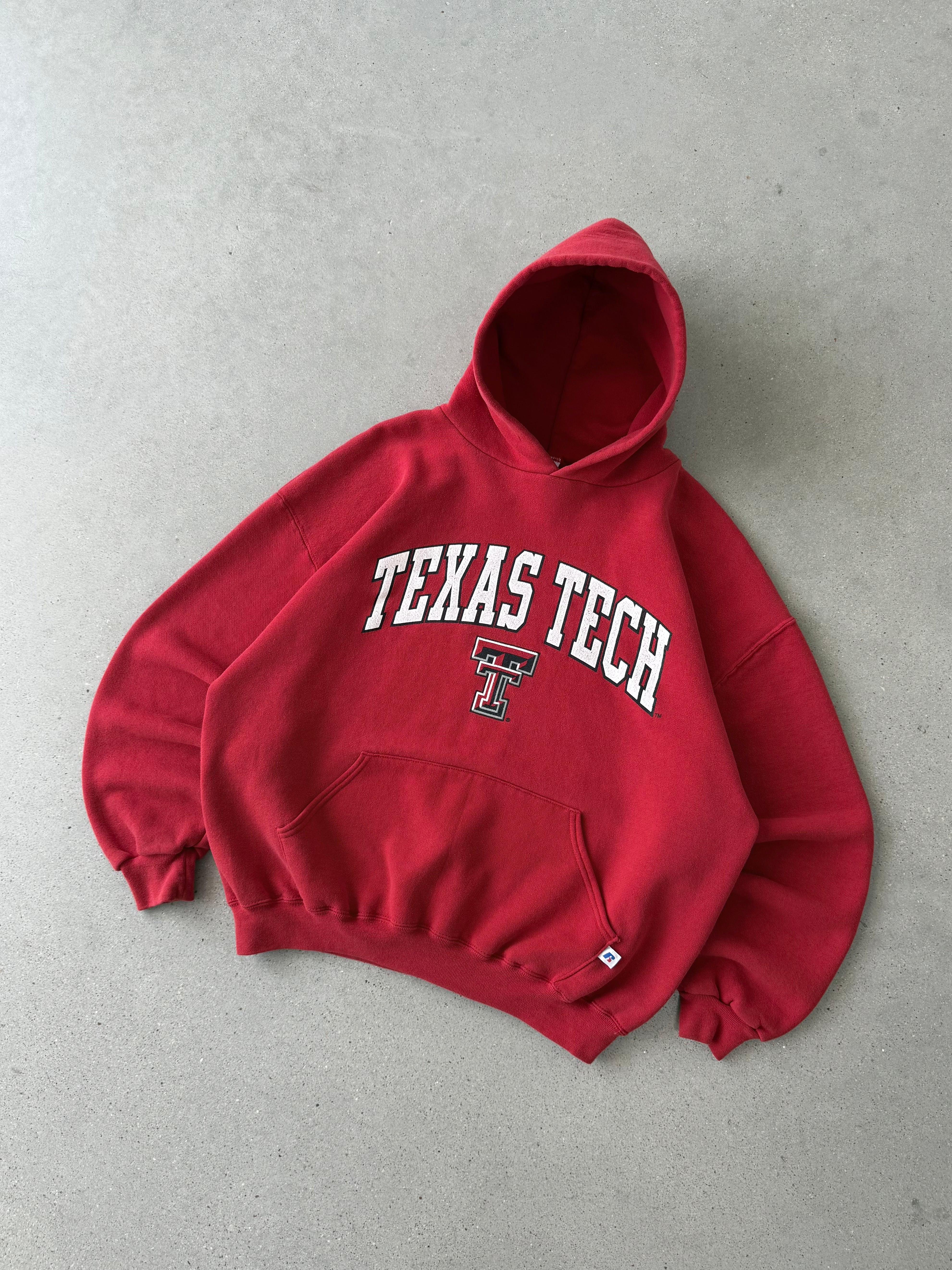 Vintage Texas Tech Russell Athletic Hoodie - XL