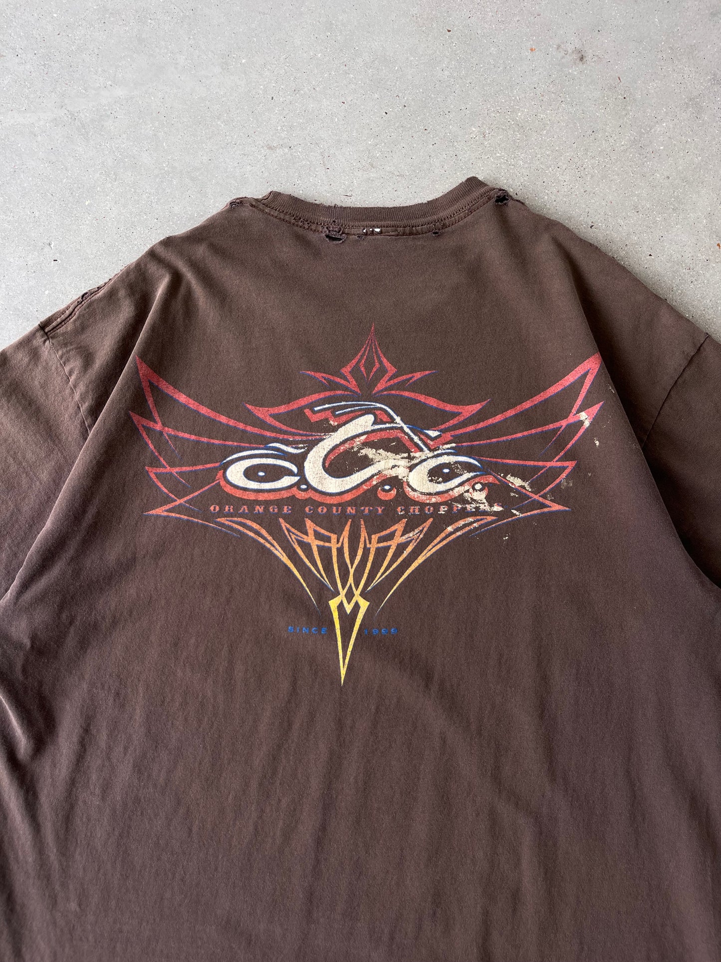 Vintage Orange County Choppers Distressed Tee - XL