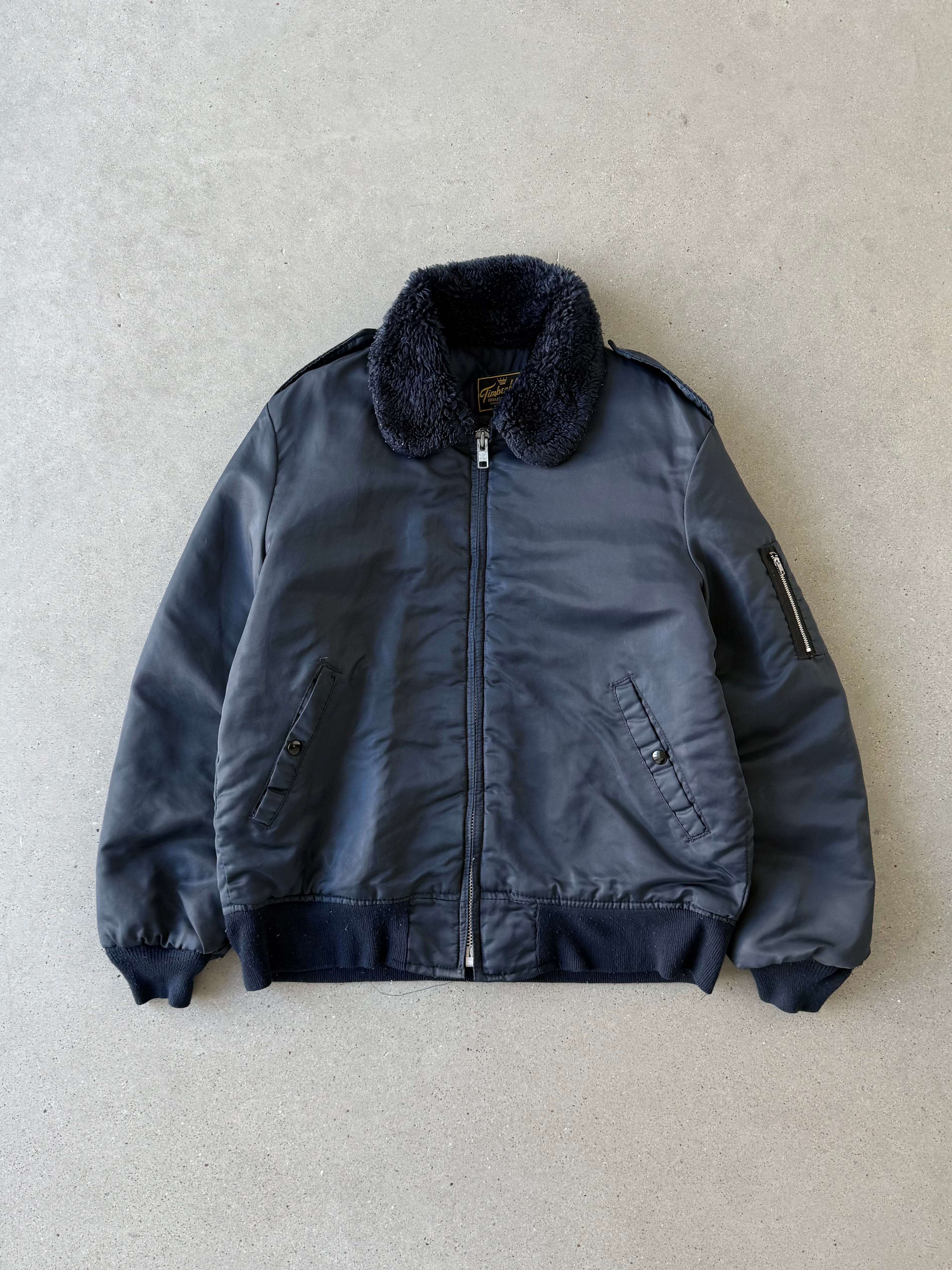 Vintage Timber King Watch Guard Bomber Jacket - M