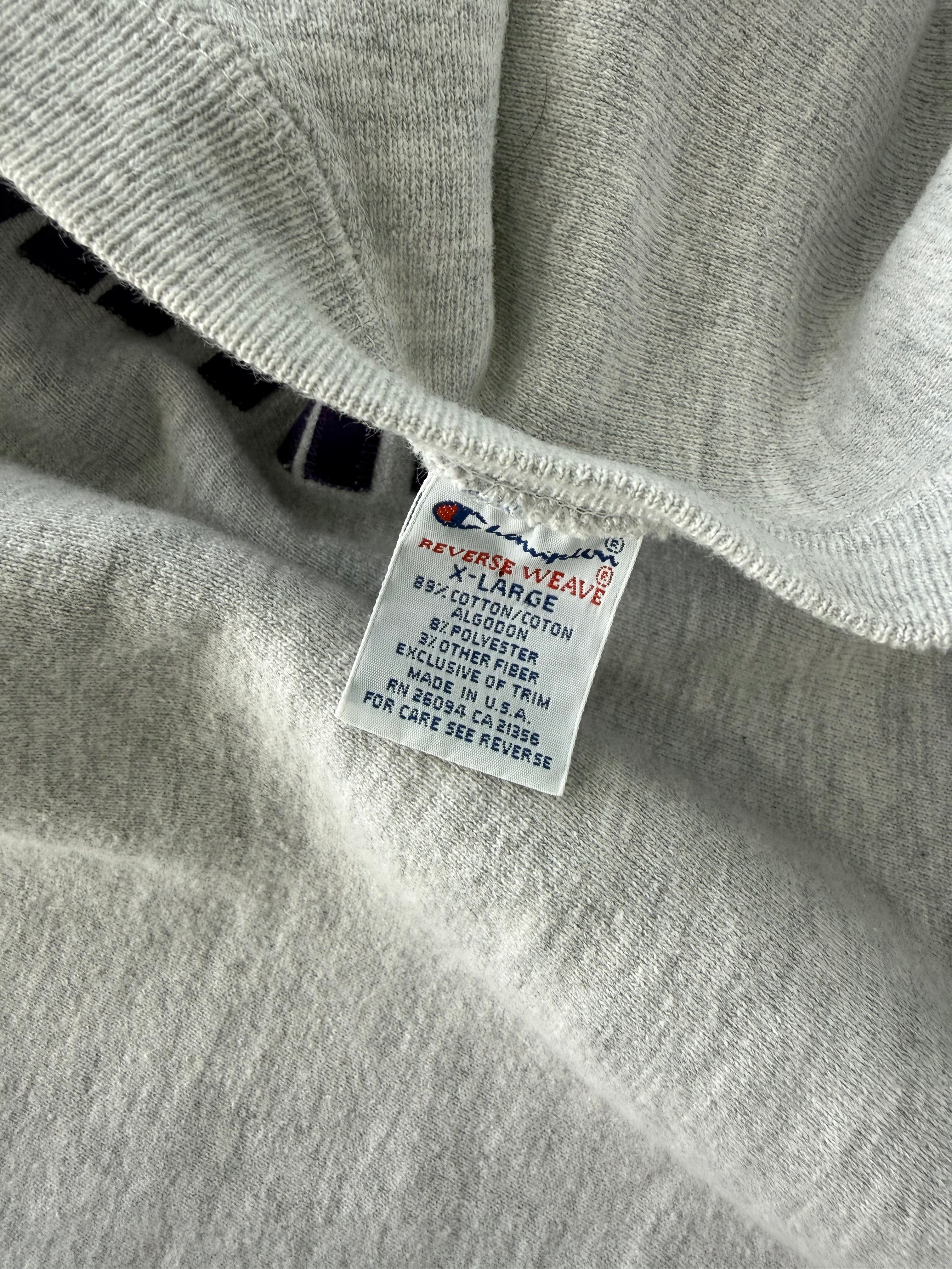 Vintage 1990s Northwestern Champion Reverse Weave - XL