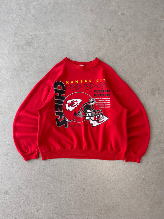 Vintage Kansas City Chiefs Boxy Sweatshirt - XL