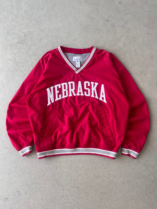 Vintage Nebraska Windbreaker Pullover - L