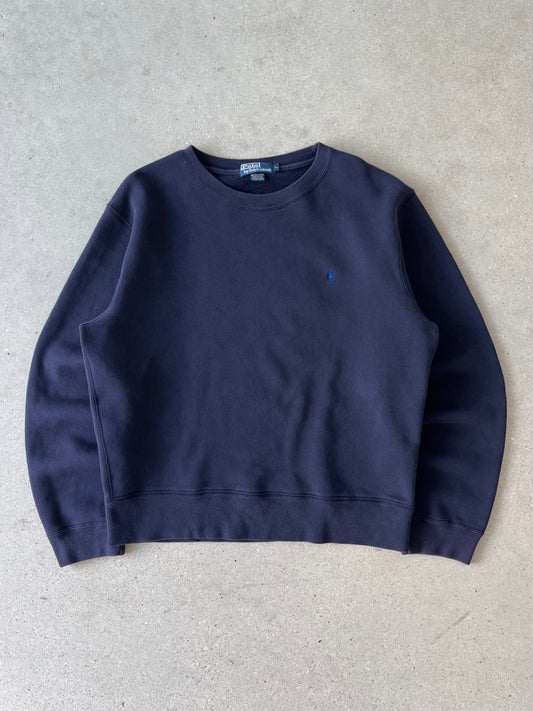 Vintage Polo Ralph Lauren Navy Sweatshirt - L