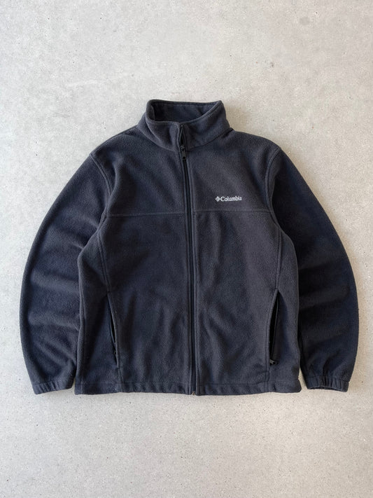 Vintage Columbia Black Fleece Jacket - L