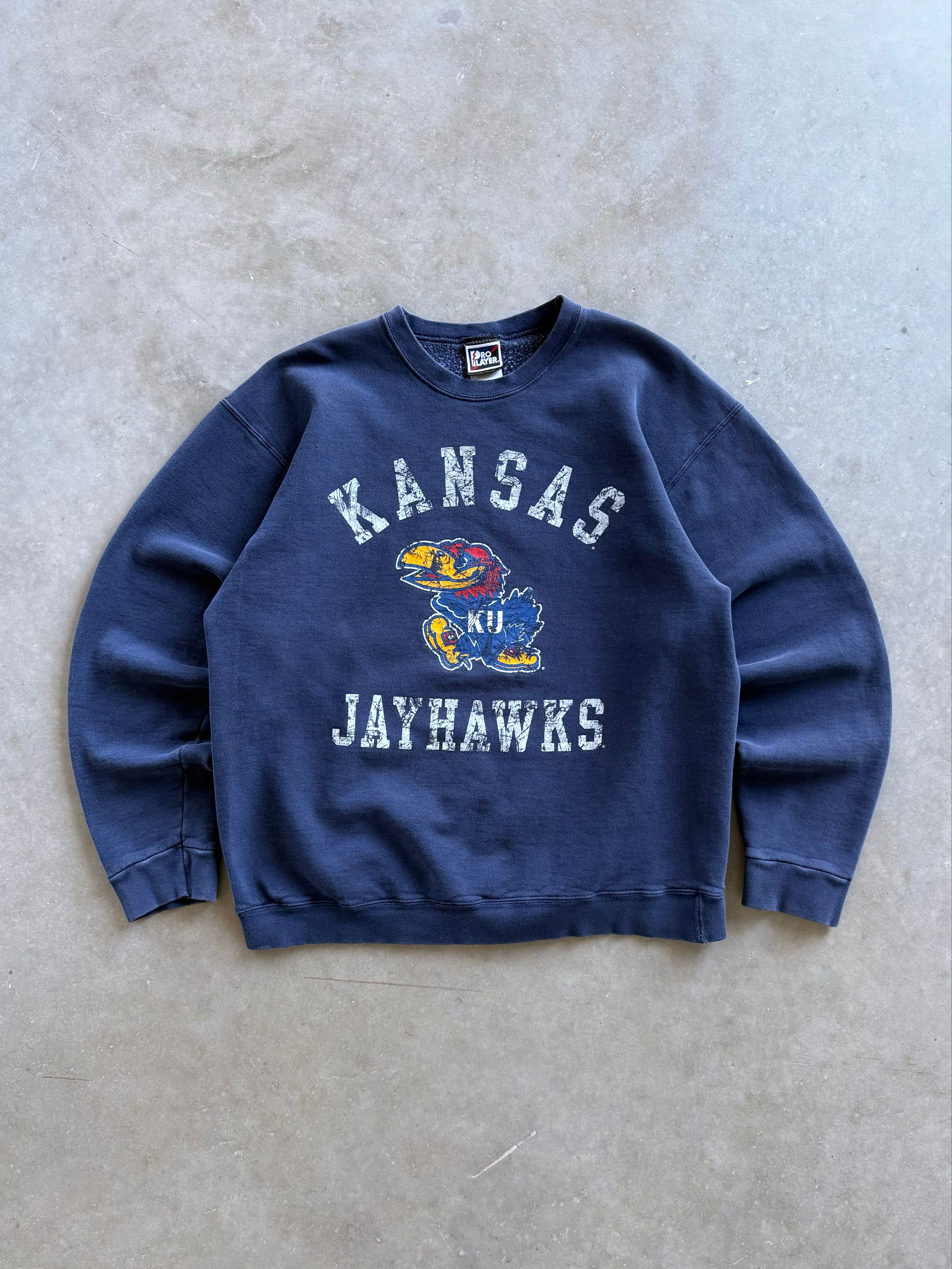 Vintage 2000s Kansas Jayhawks Sweatshirt (XL)