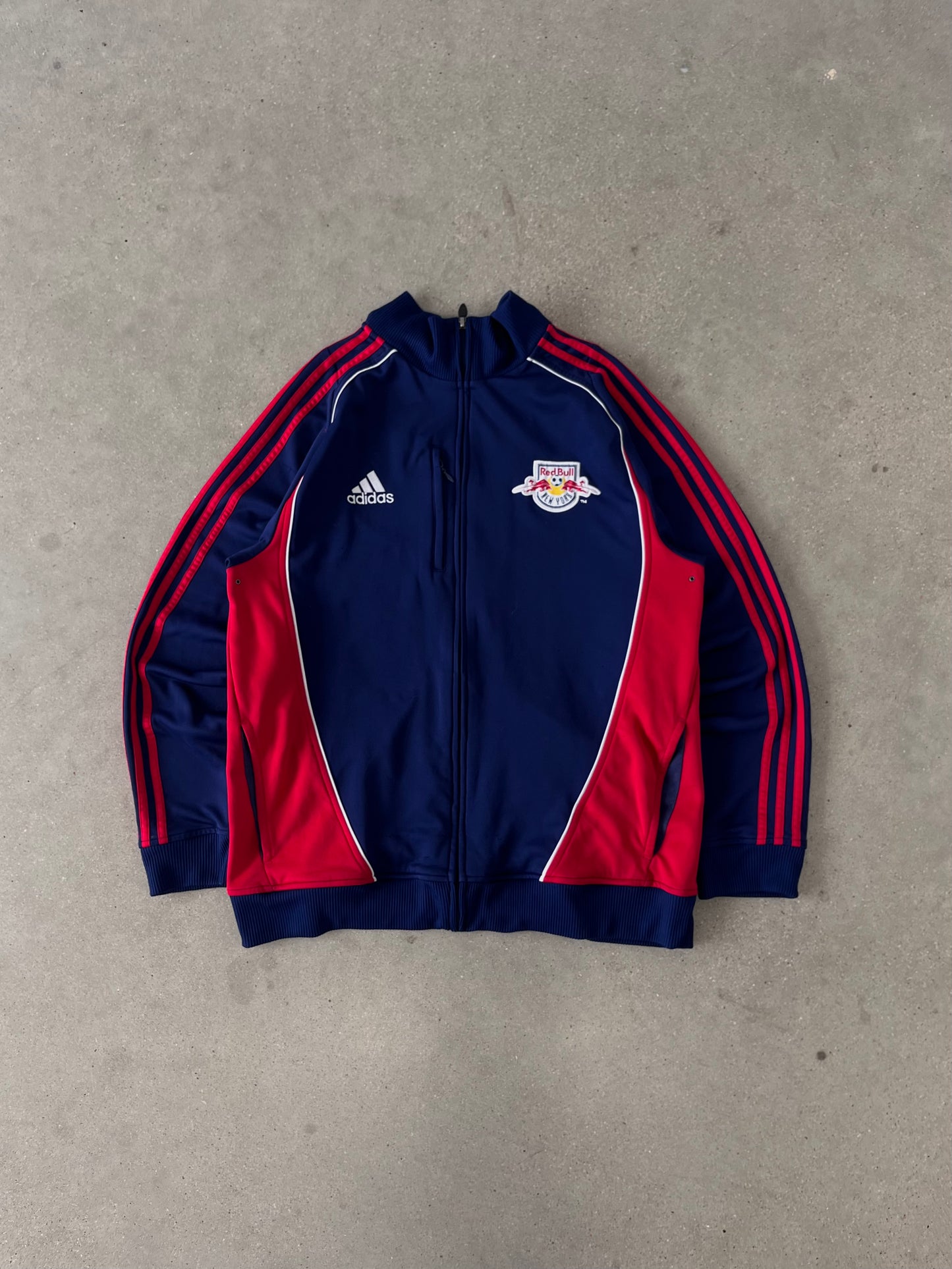 Vintage Adidas Redbull NY MLS Tracksuit Jacket - L