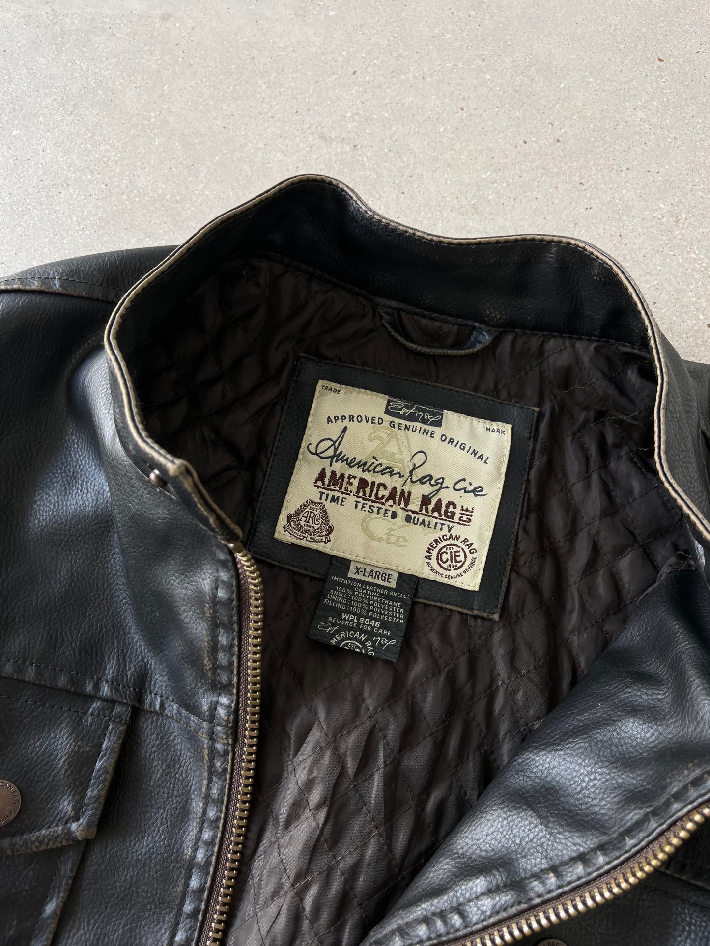 Vintage American Rag Leather Jacket  - XL