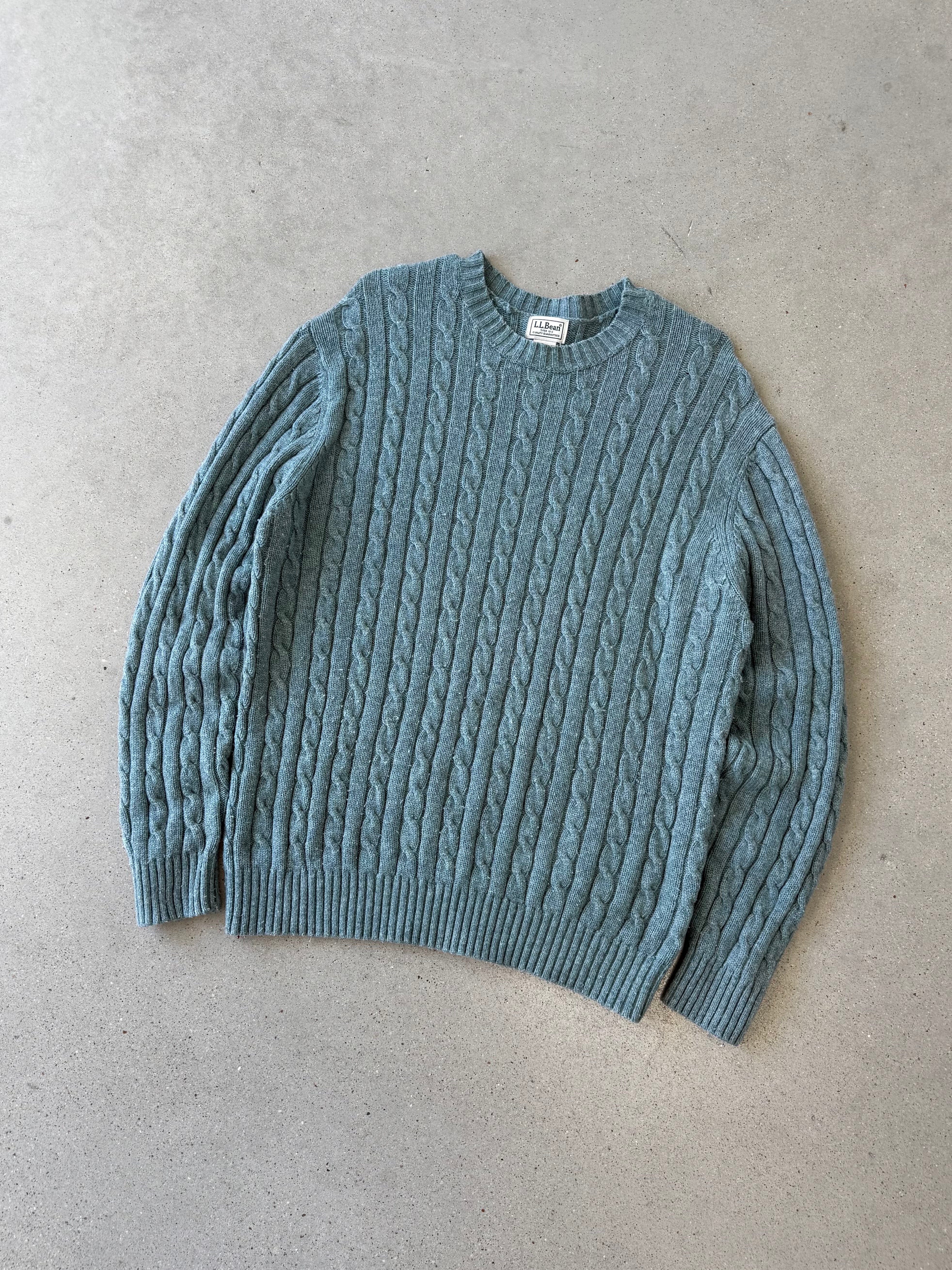Vintage L.L. Bean Cable Knit Sweater - XL