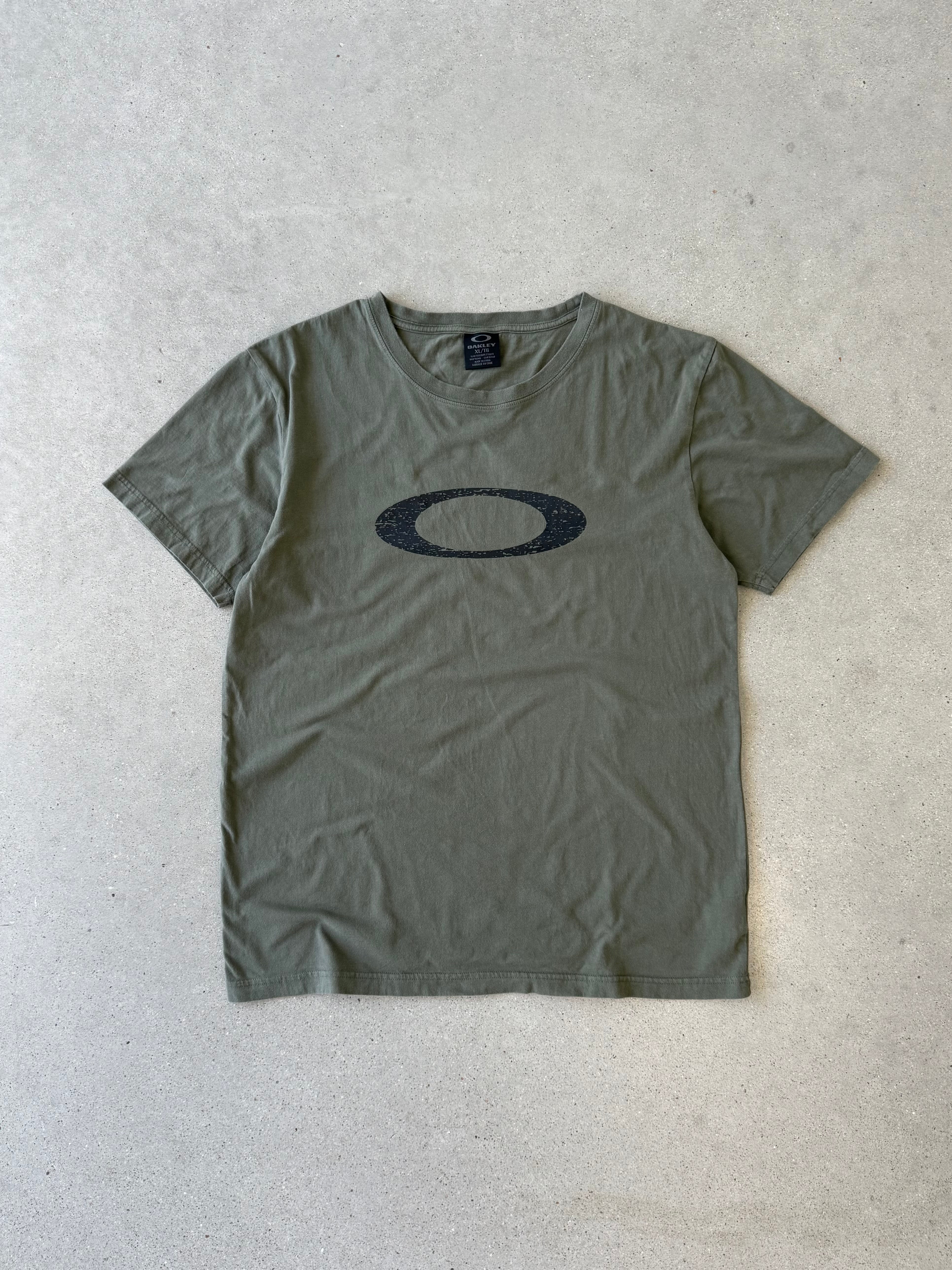 Vintage Oakley Olive Tee - XL
