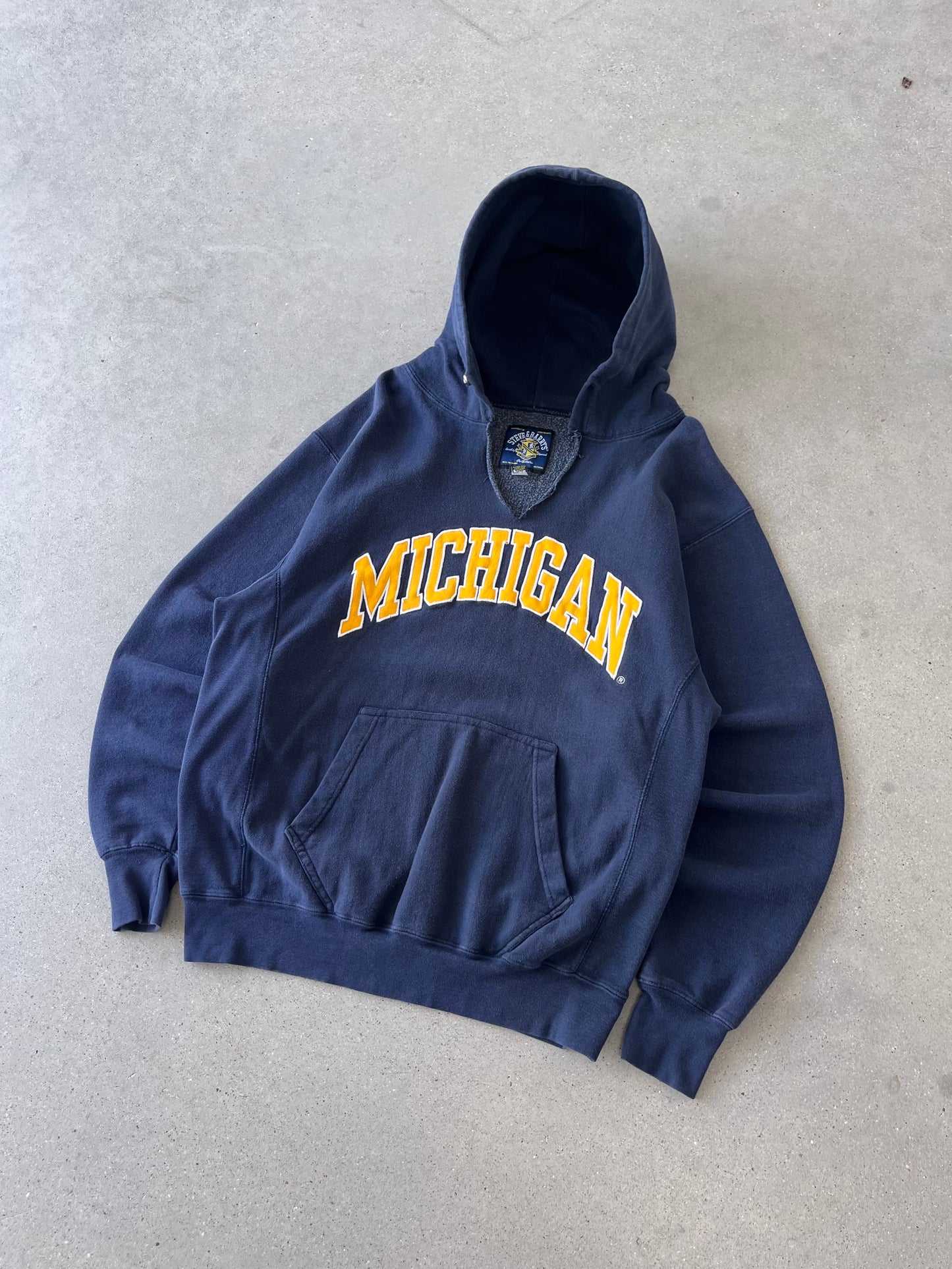 Vintage Michigan Steve & Barry's Hoodie - L