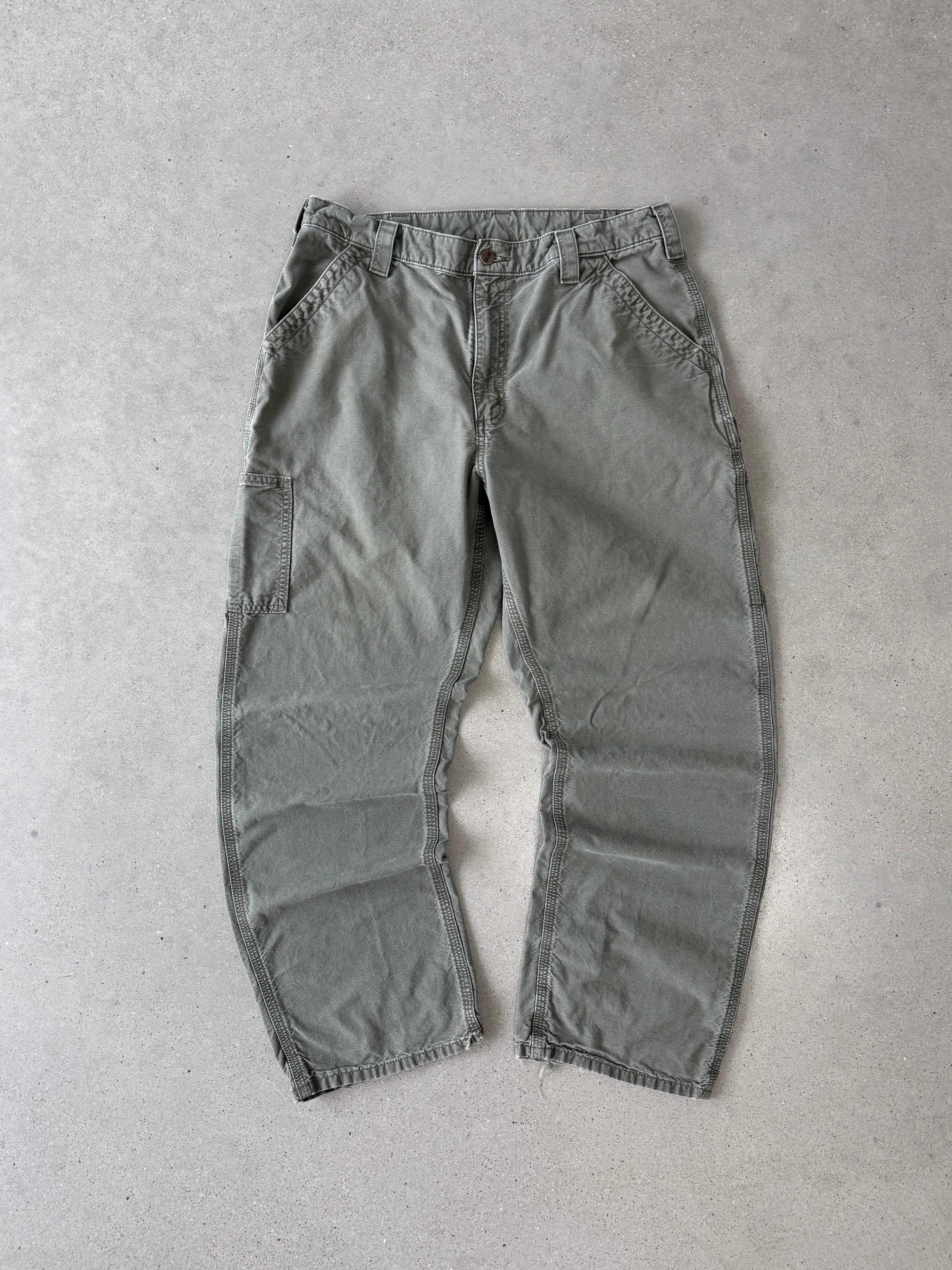 Vintage Carhartt Olive Carpenter Pants - 36x32