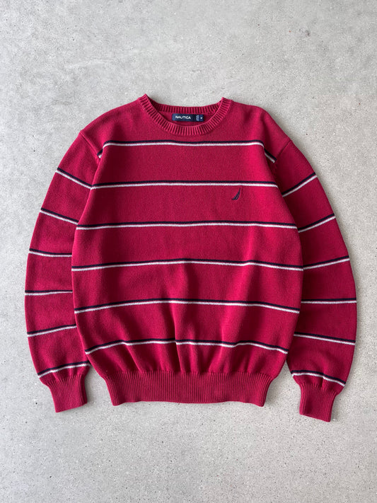 Vintage Nautica Lined-Sweater - M