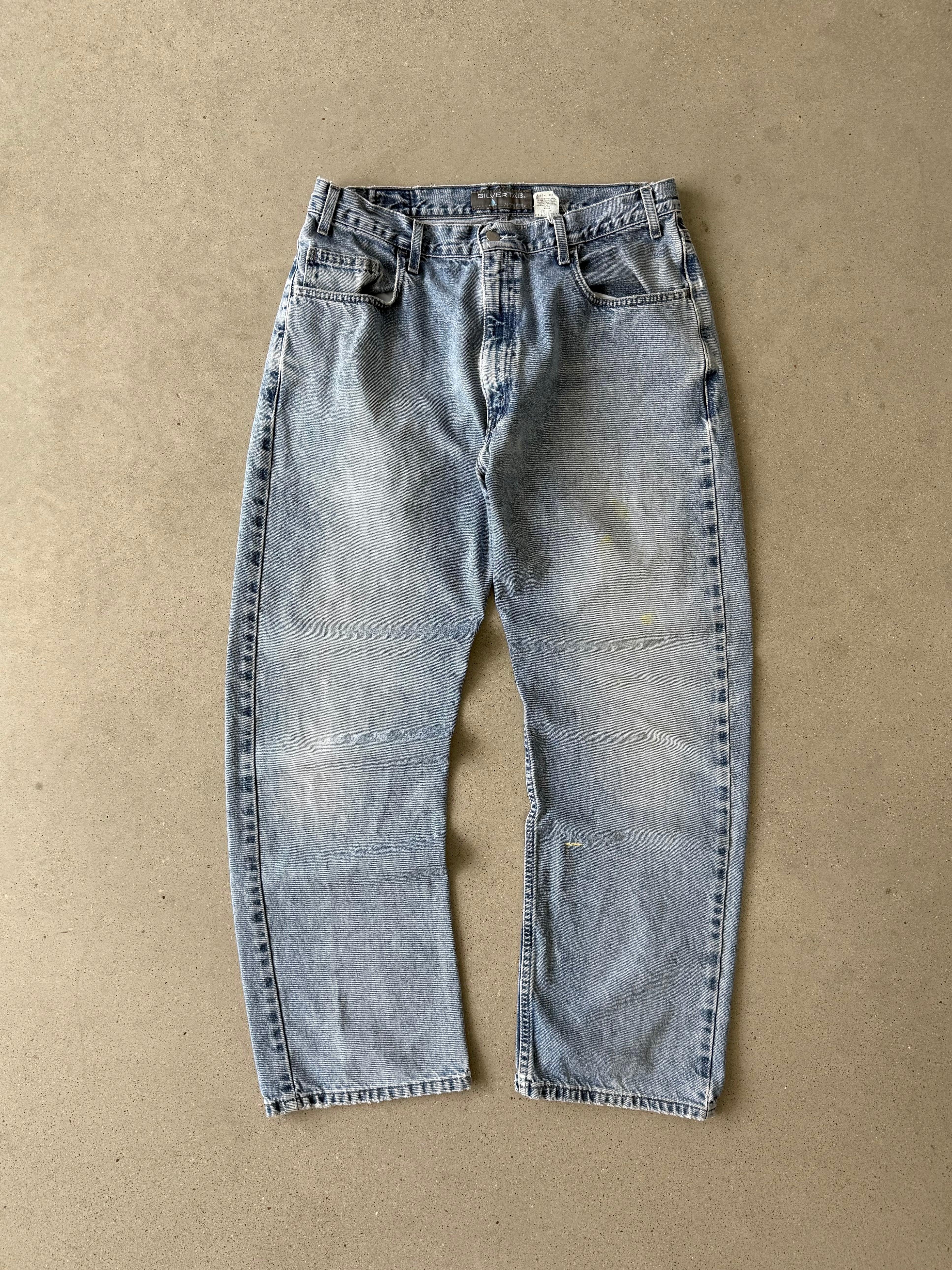 Vintage Silvertab Loose Denim Pants - 34x30