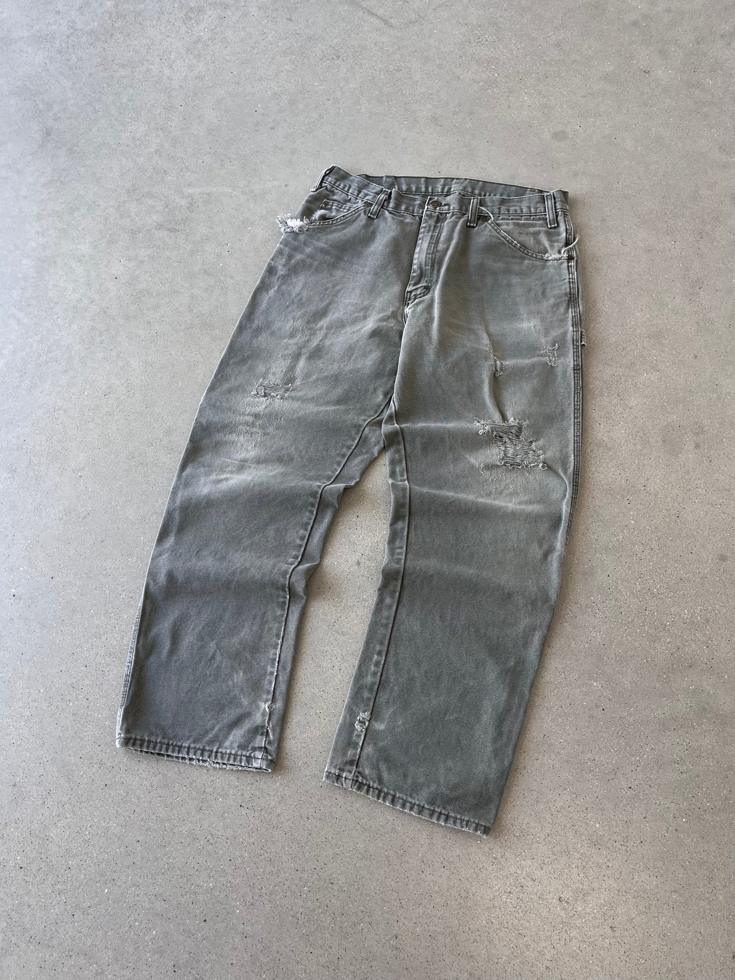 Vintage Dickies Olive Carpenter Pants - 33x30