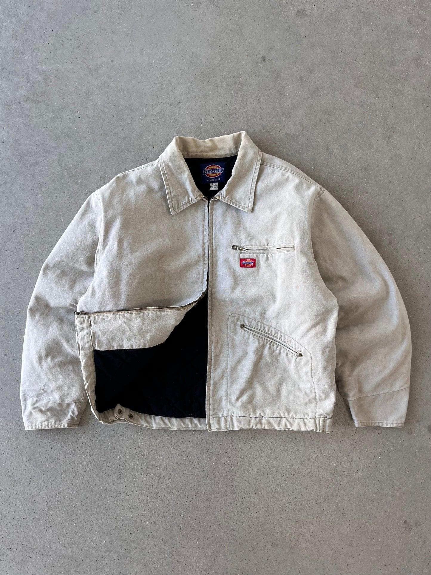 Vintage Dickies Crème Blanket-lined Detroit Jacket - L