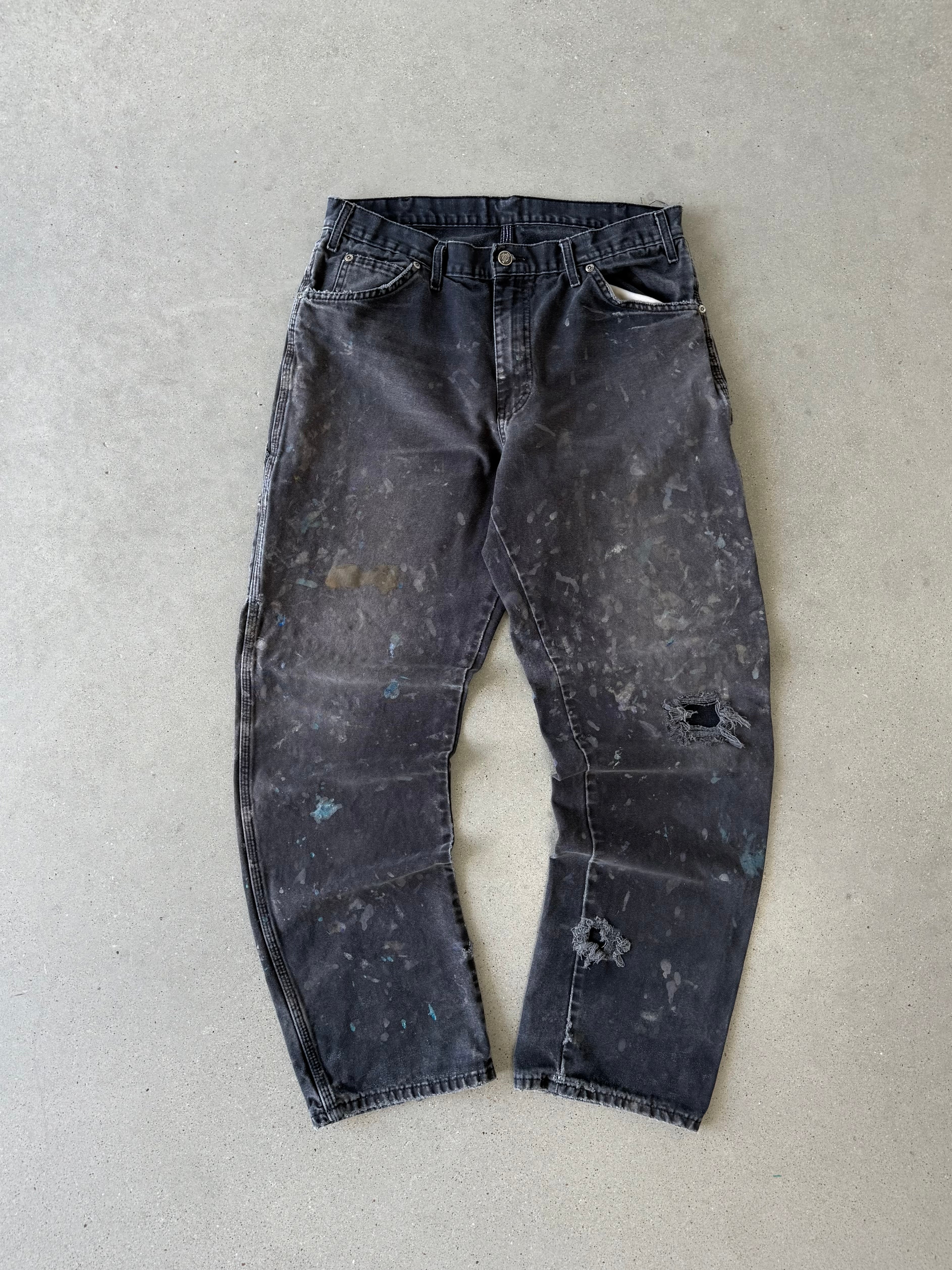 Vintage Dickies Painter's Black Carpenter Pants - 33x33
