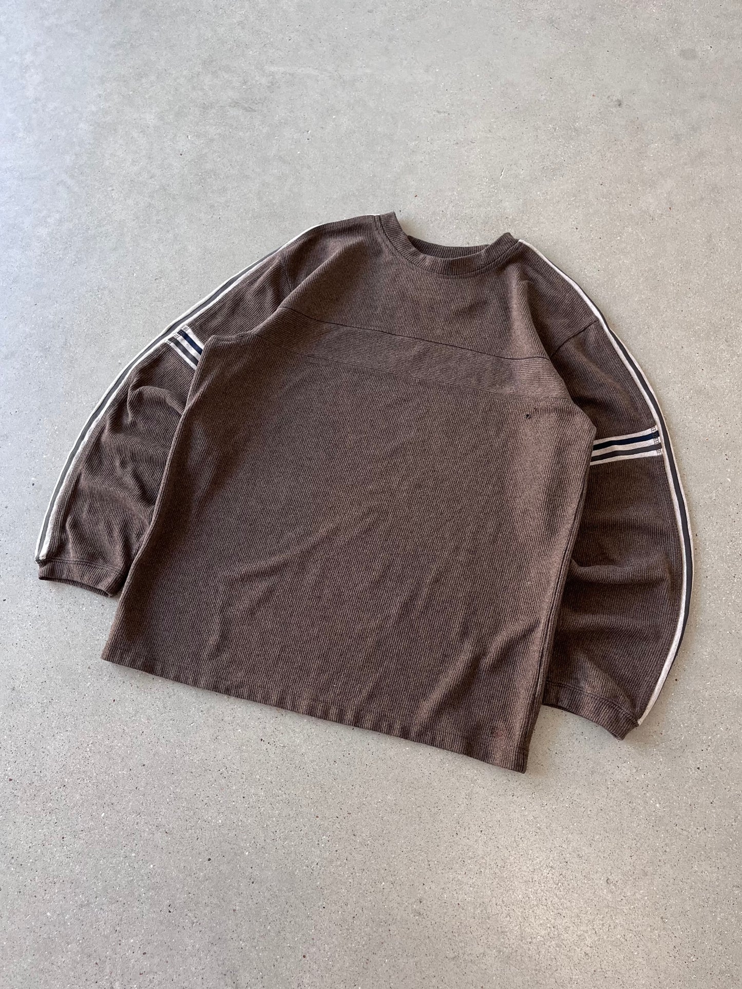 Vintage Xtreme Gear Brown Striped Sweater - M