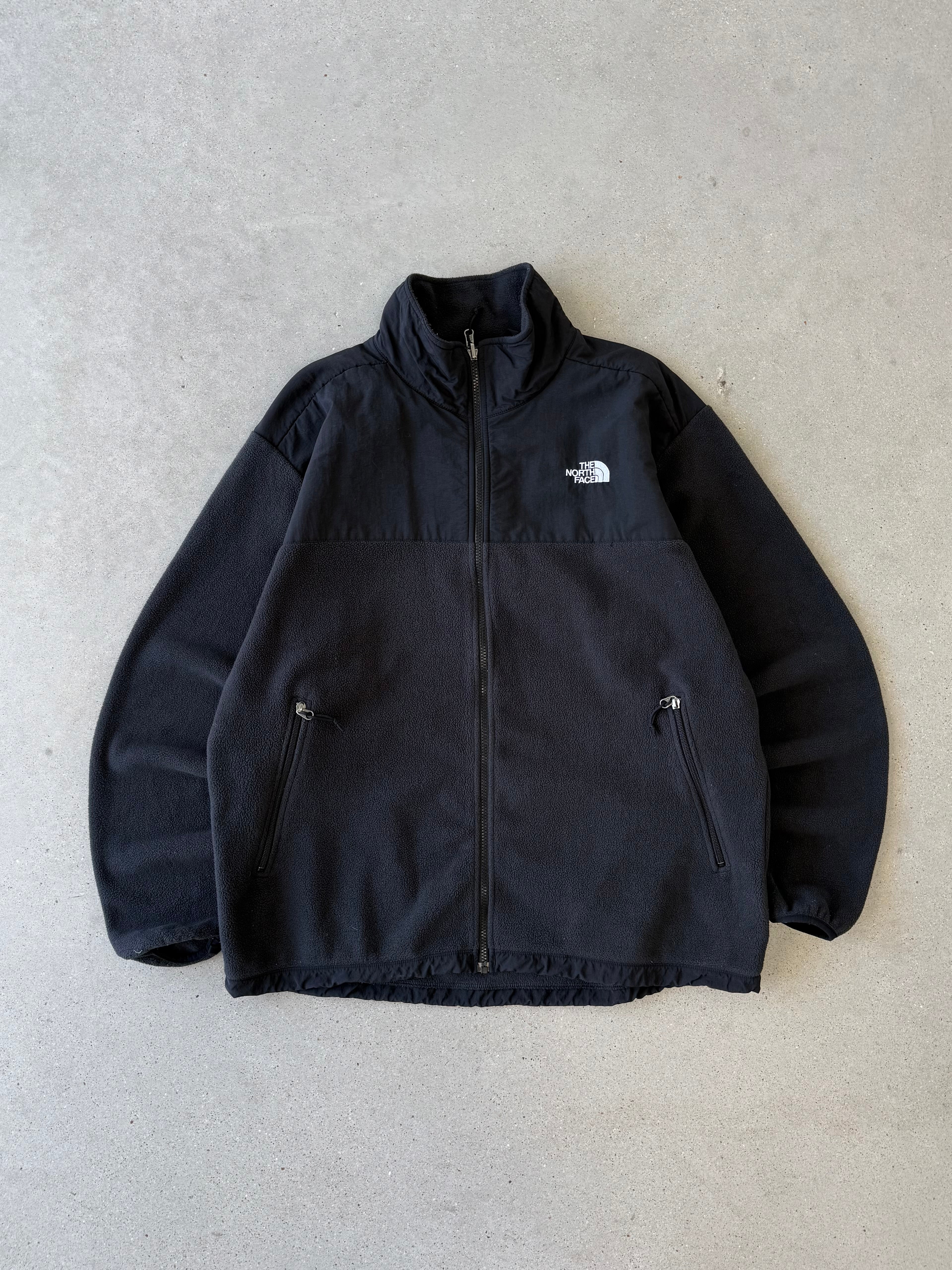 Vintage The North Face Fleece Jacket - XL (Black)