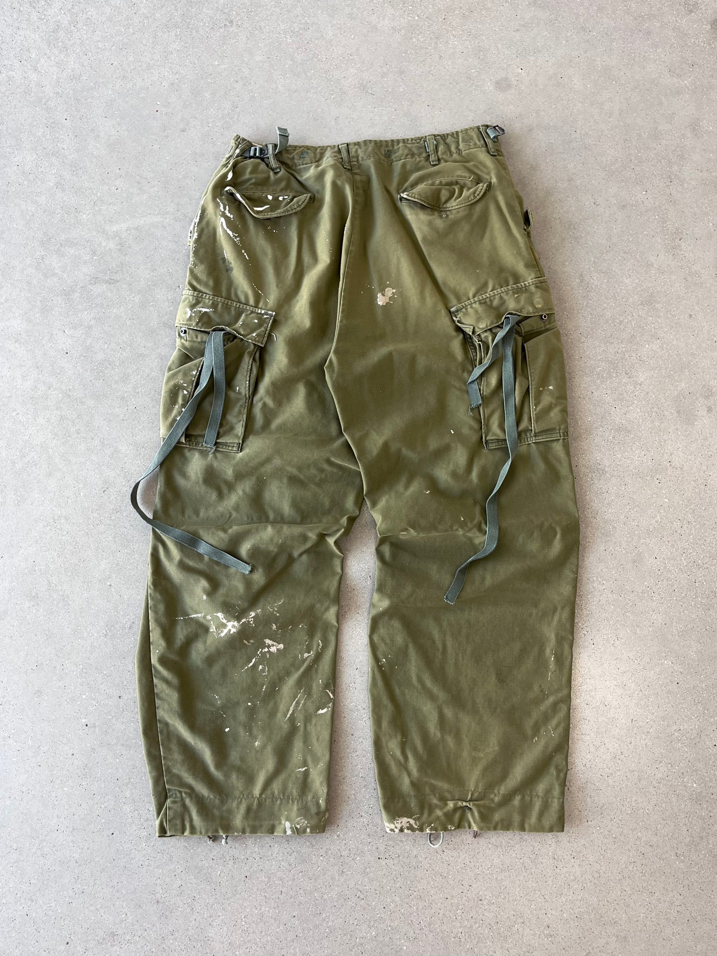 Vintage Military Painter's Parachute Cargo Pants - 34x30