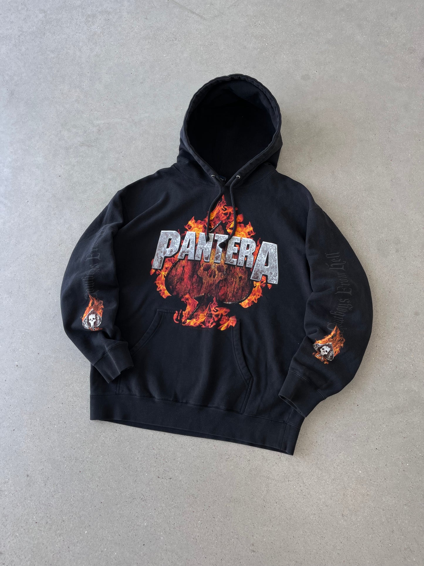 Vintage Y2K Pantera  RockBand Hoodie - L