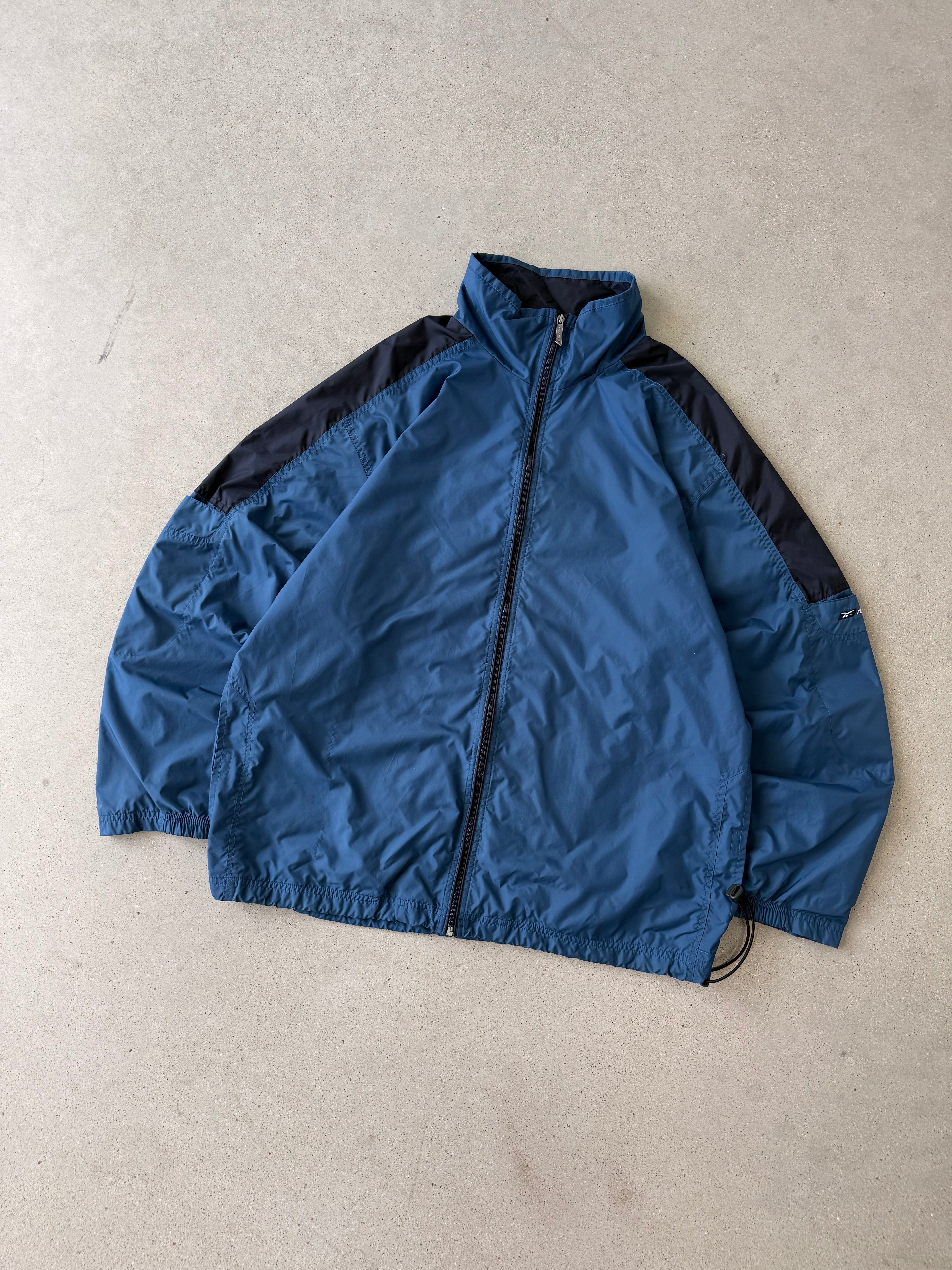 Vintage 2000s Reebok Navy/Black Track Jacket - L