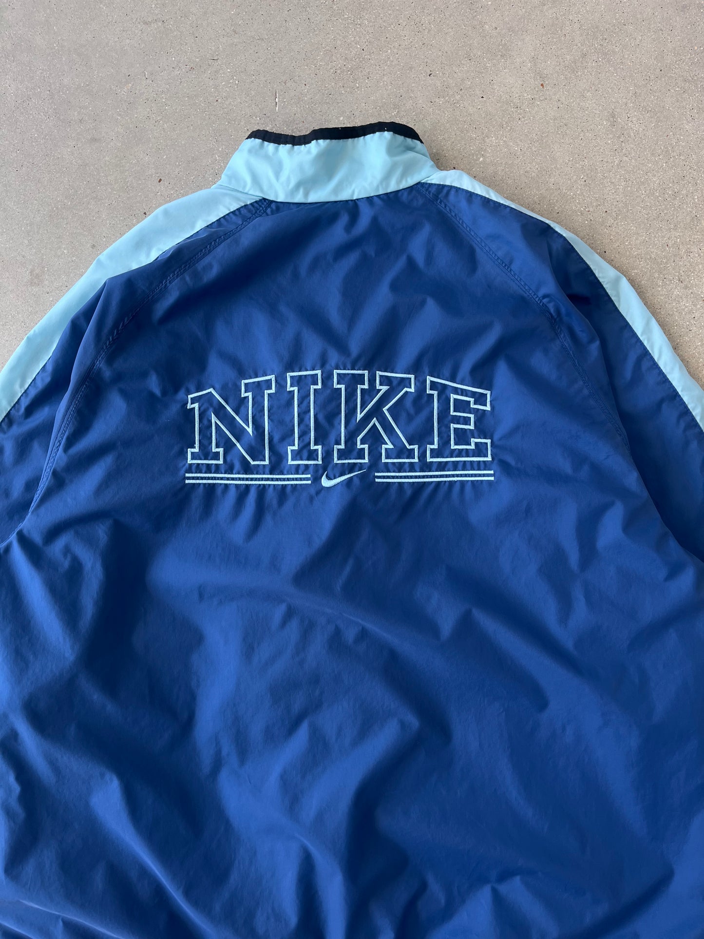 Vintage NIKE Spell-out Track Jacket - L