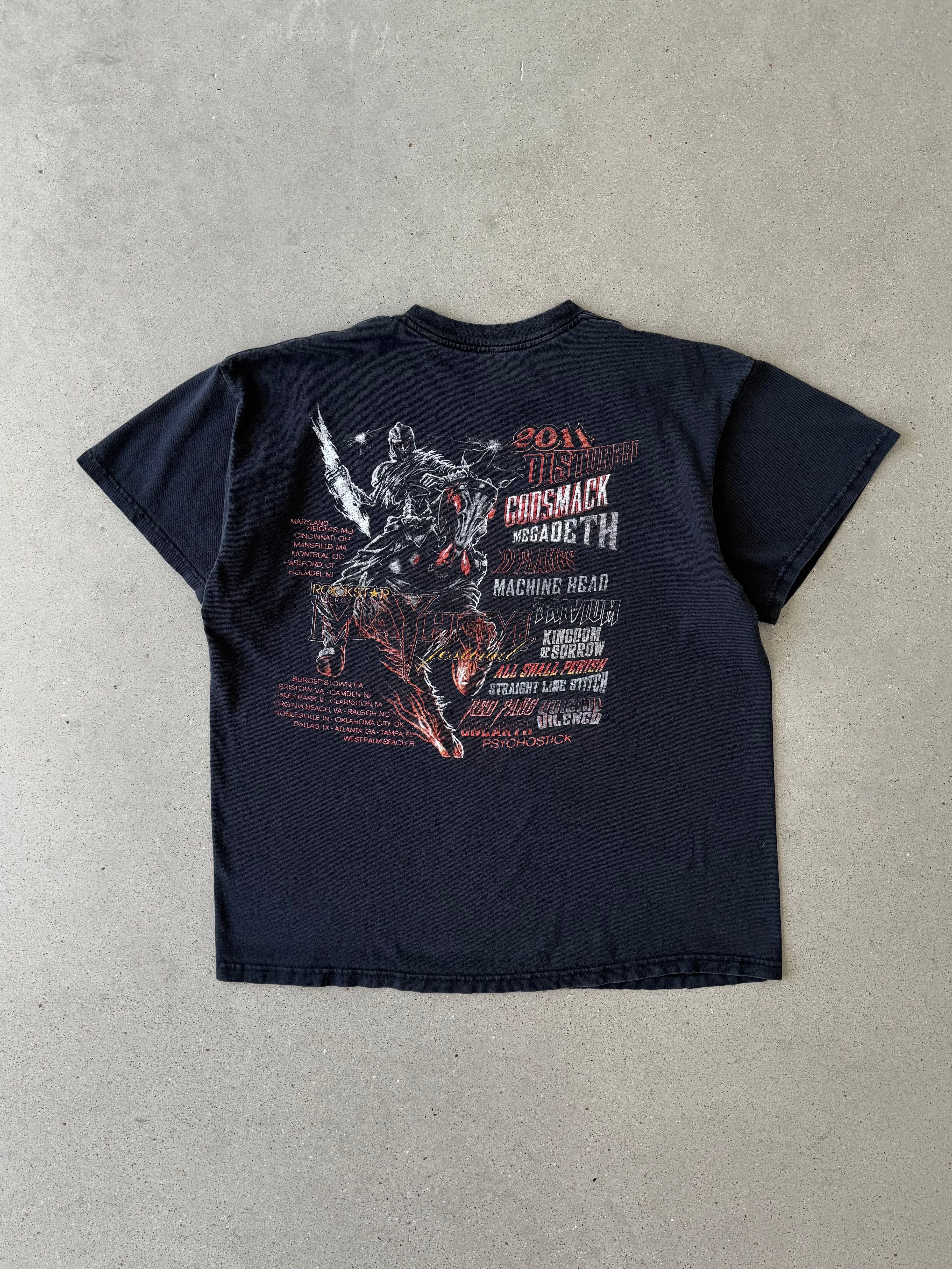 Vintage 2011 Mayhem Festival Tee - L