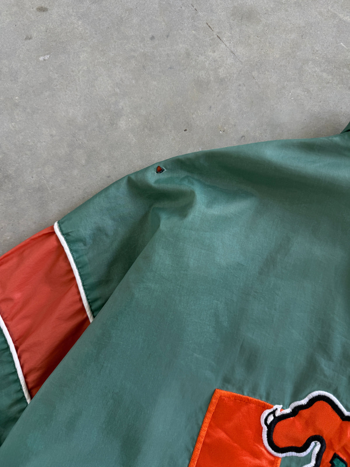 Vintage 1990s University of Miami Starter Zip-up Sweatshirt (L)