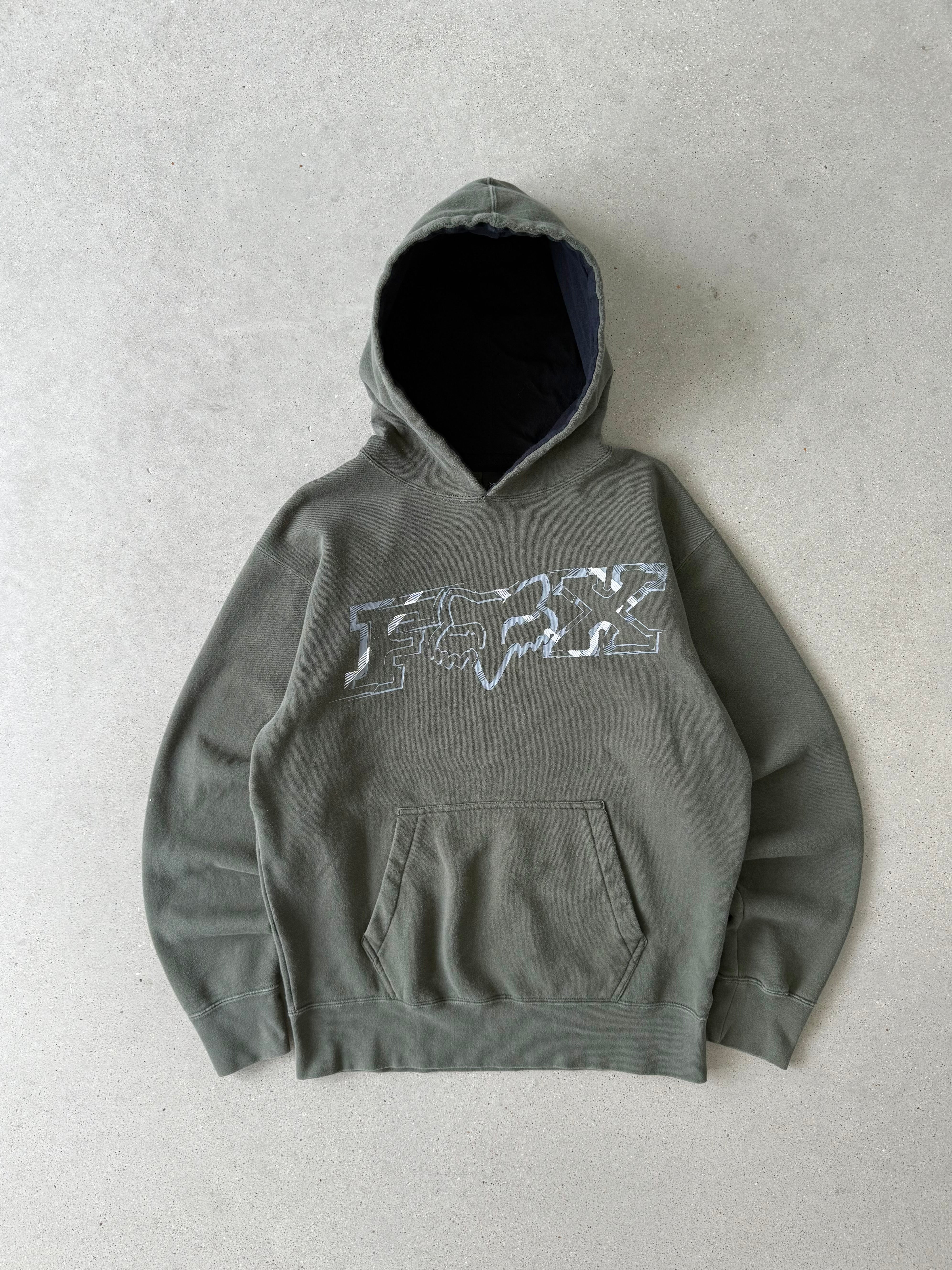 Vintage Fox Hoodie - L