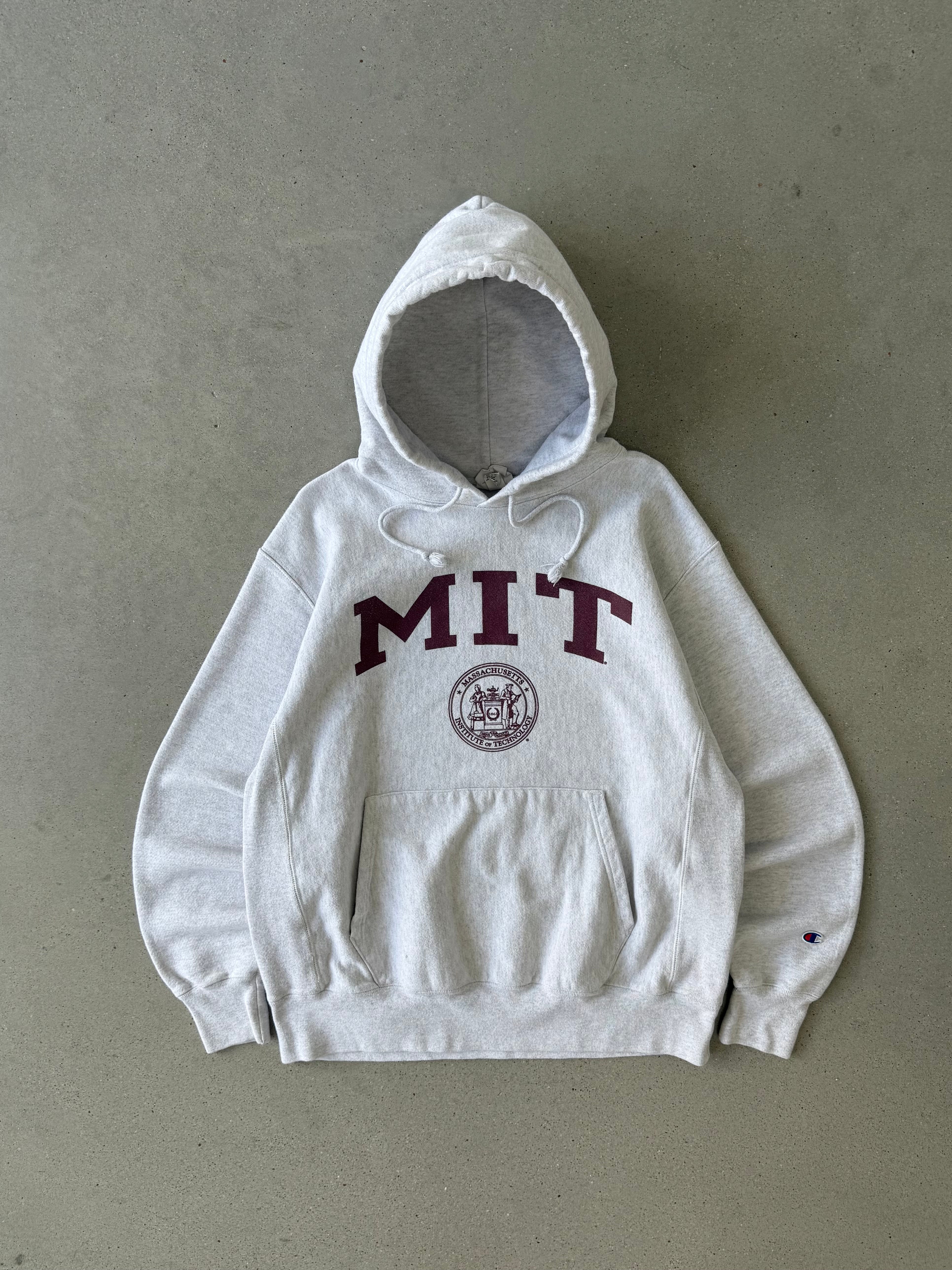 Vintage MIT Reverse Weave Hoodie - L