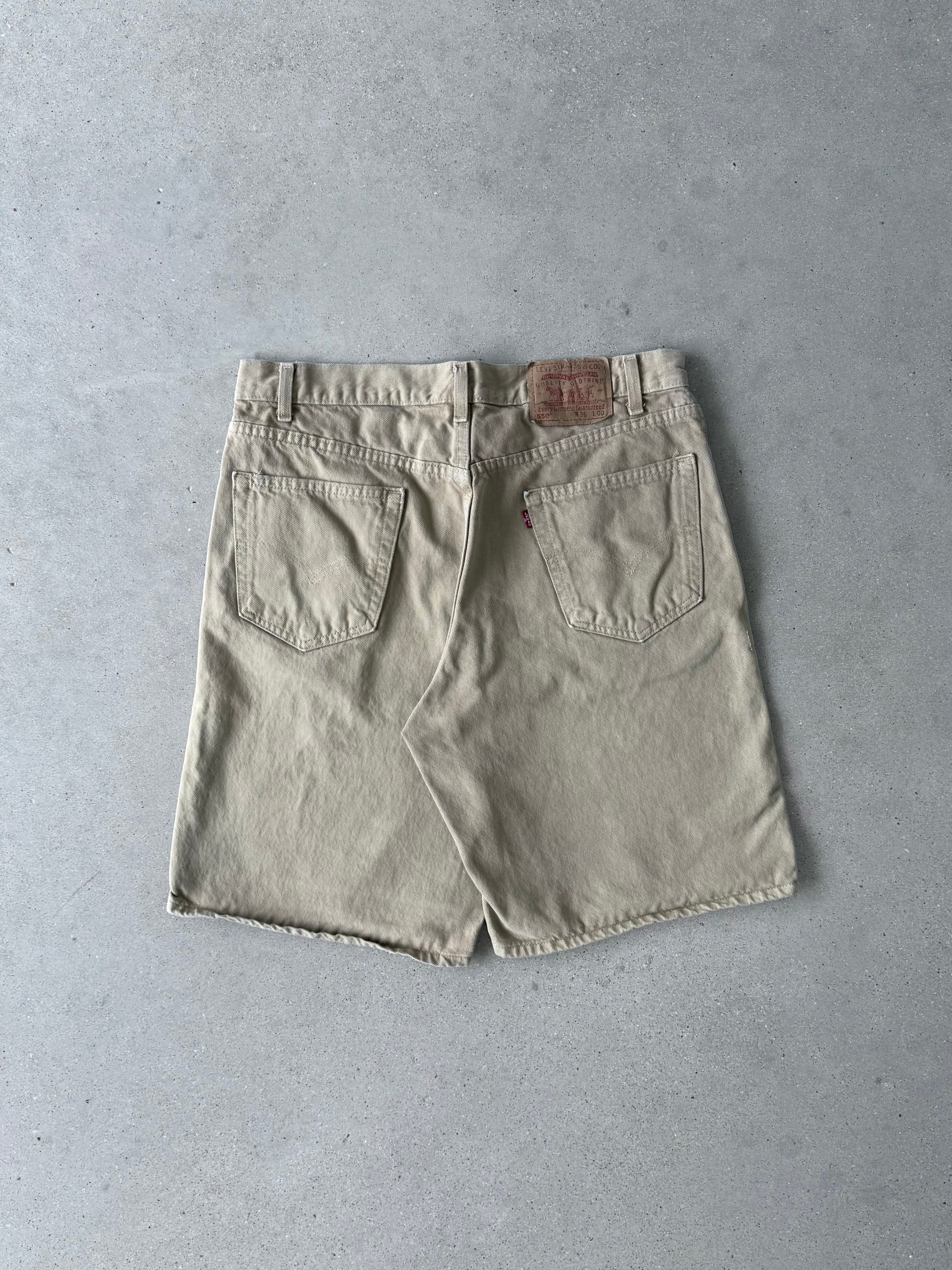 Vintage 550 Levi's Tan Jorts - 34