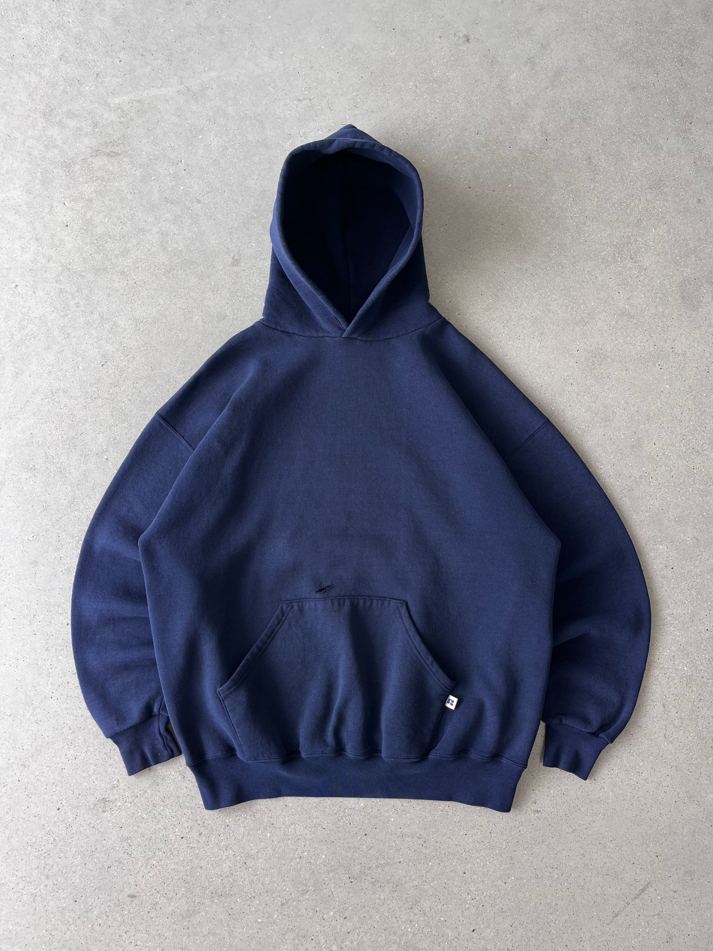 Vintage Navy Russell Athletic Hoodie - XL