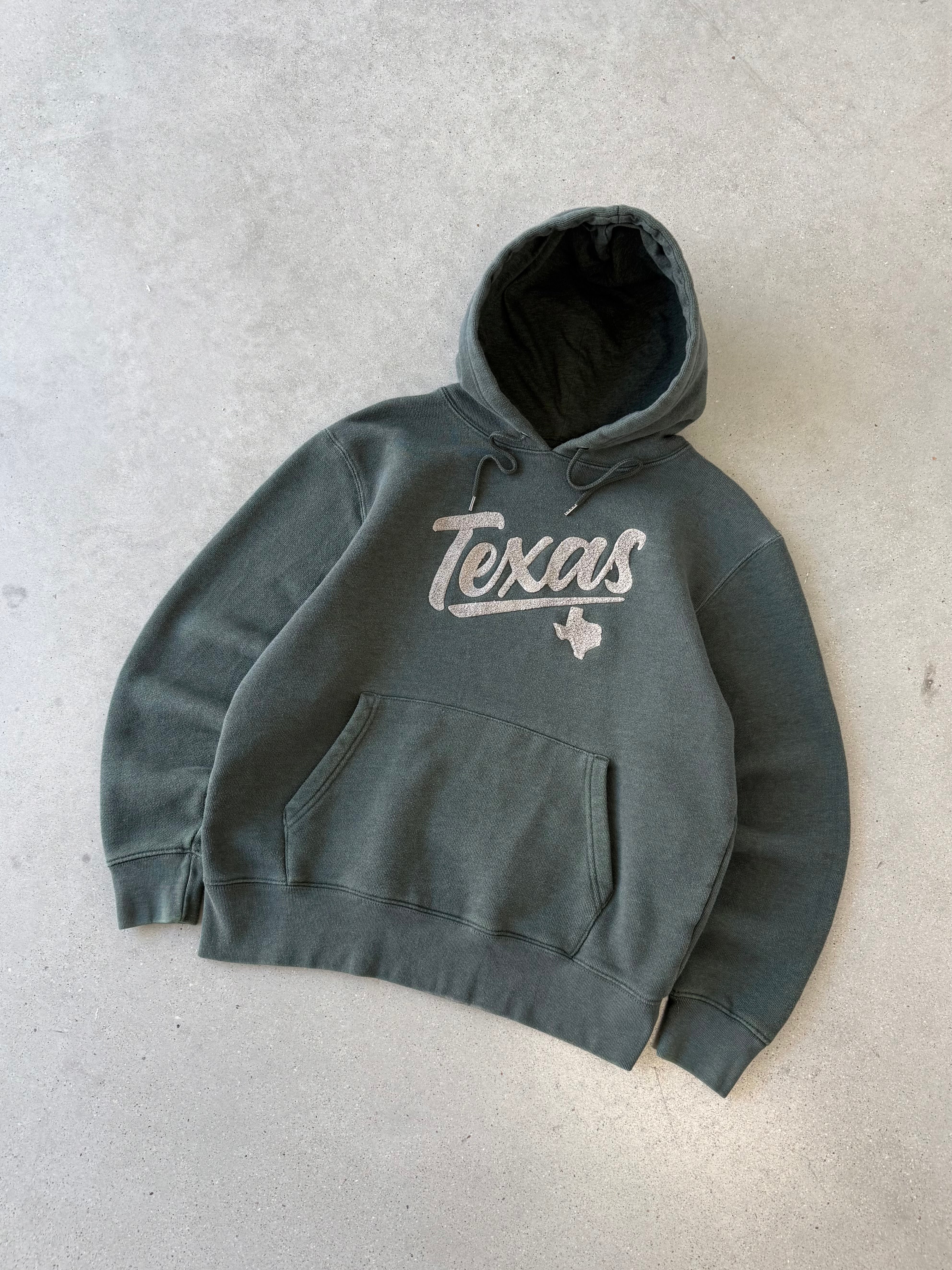 Vintage Texas Green Hoodie - M