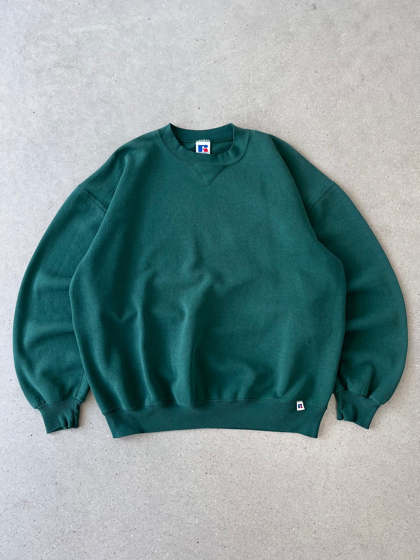 Vintage Russell Athletic Forest Green Crewneck - XL