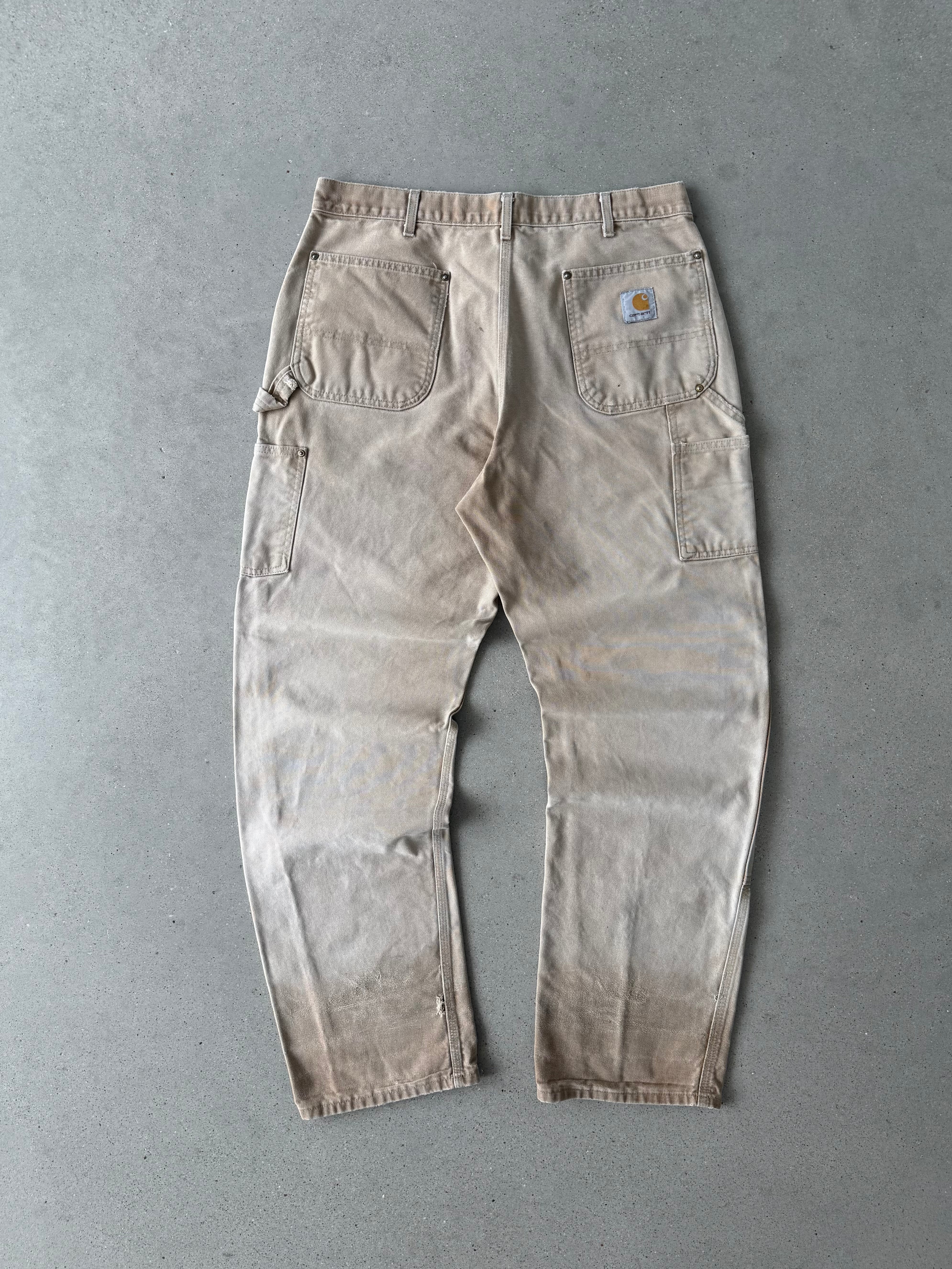 Vintage Carhartt Tan Double Knees - 36x34