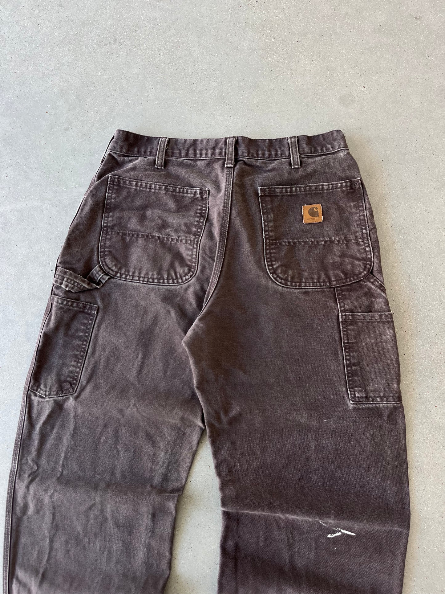 Vintage Carhartt Faded Brown Carpenter Pants - 32x32