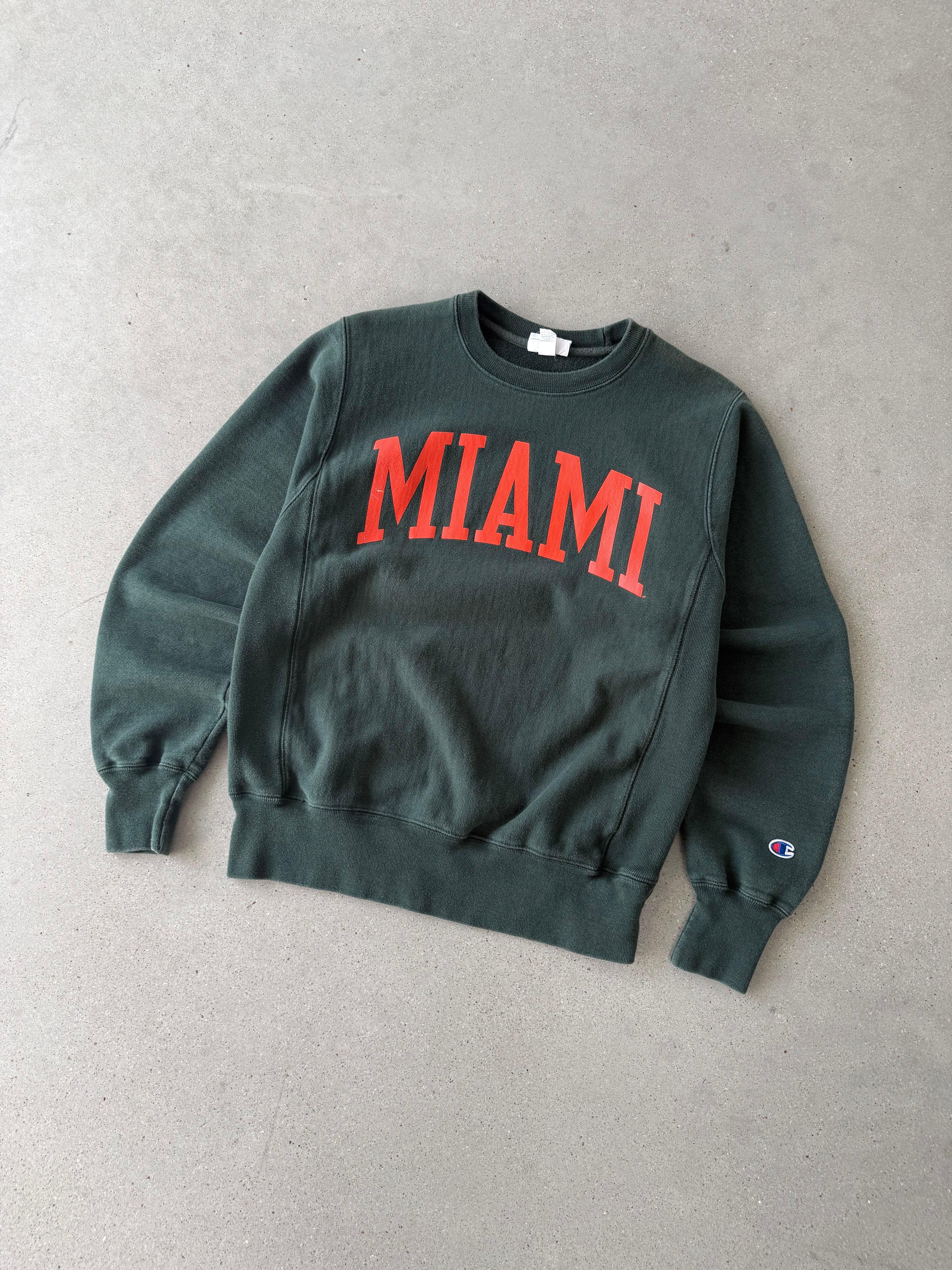 Vintage University of Miami Champion Crewneck - S
