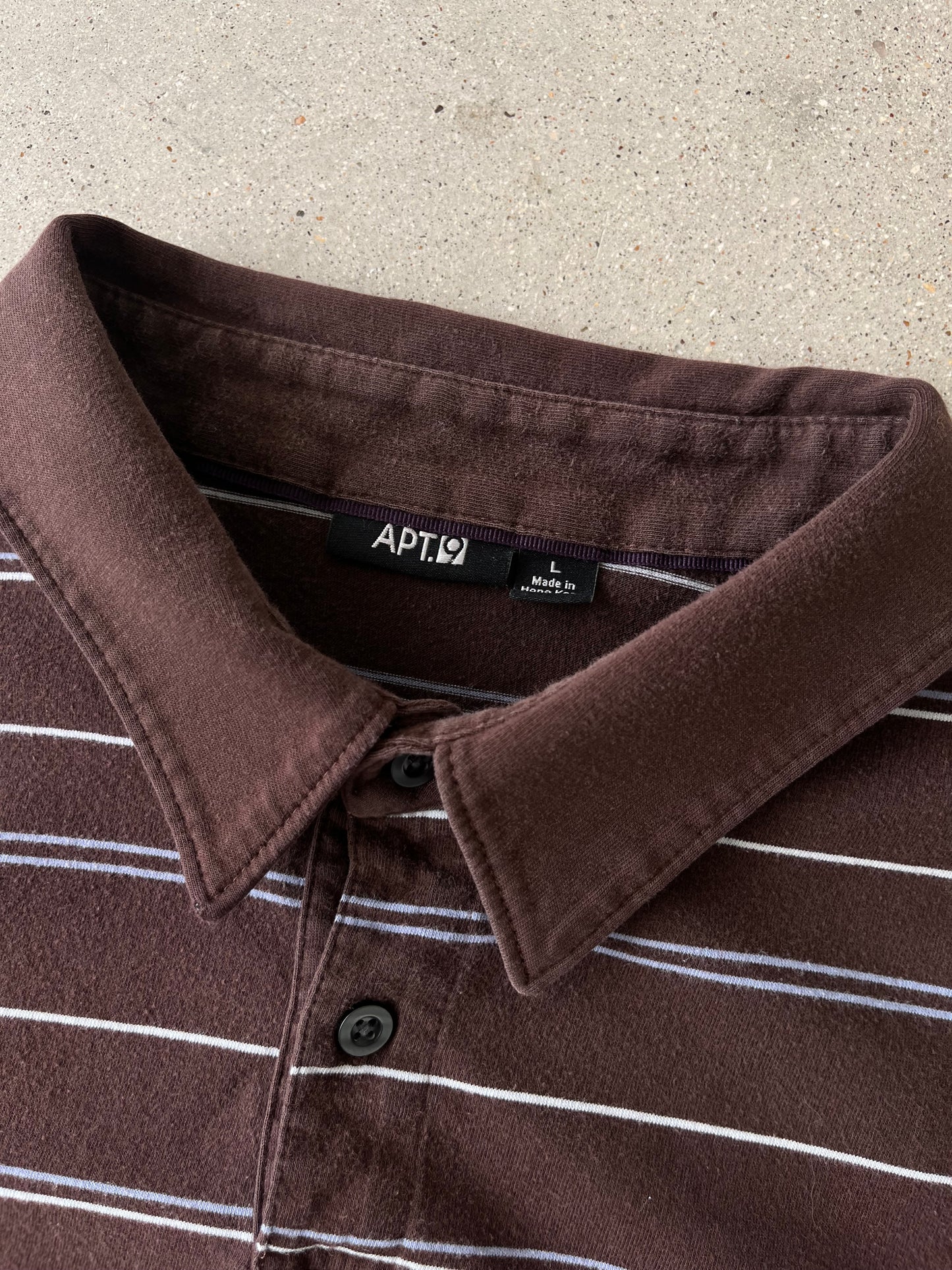 Vintage Apt 9 Brown Polo Shirt - L