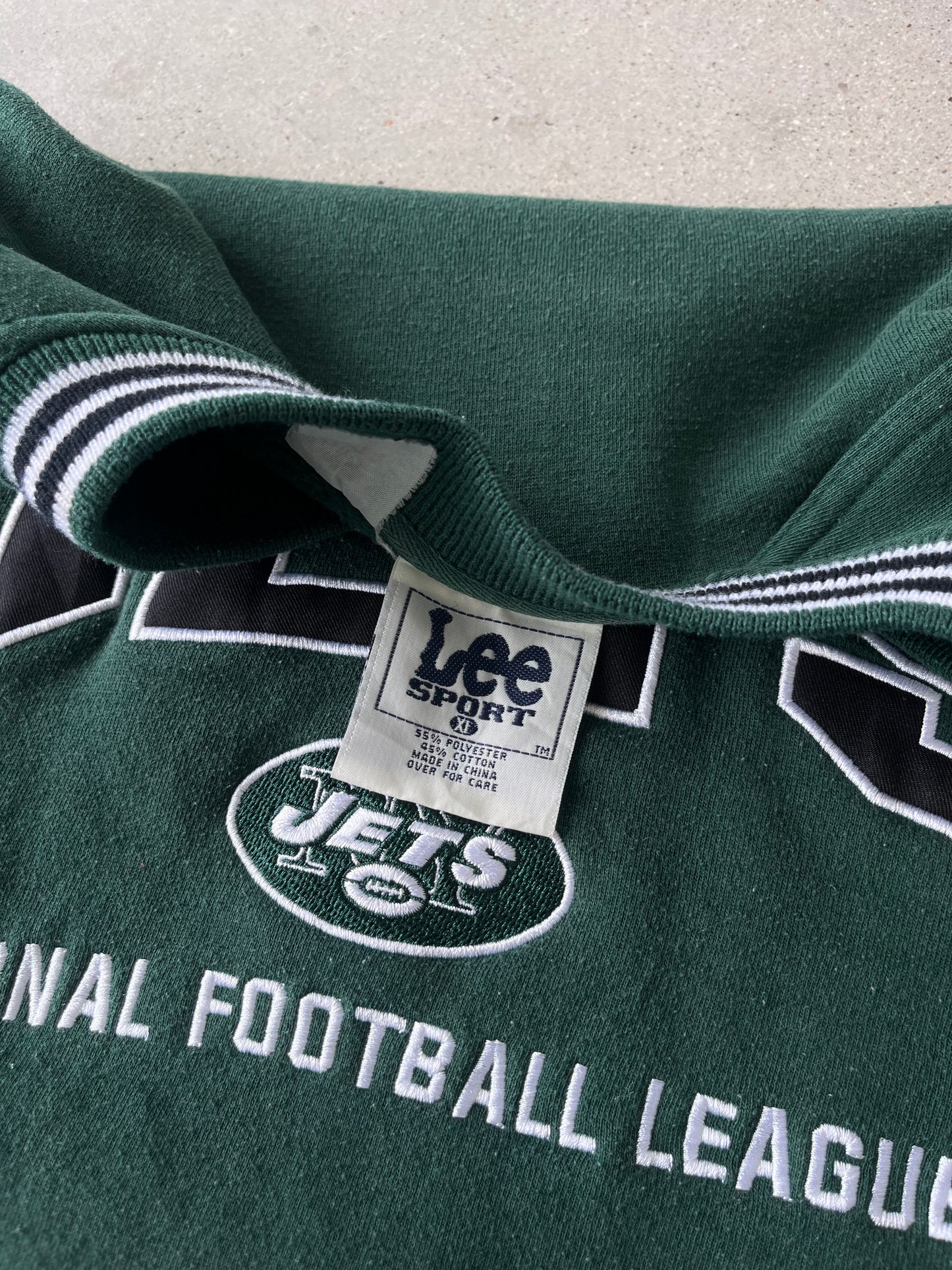 Vintage New York Jets NFL Lee Crewneck - XL