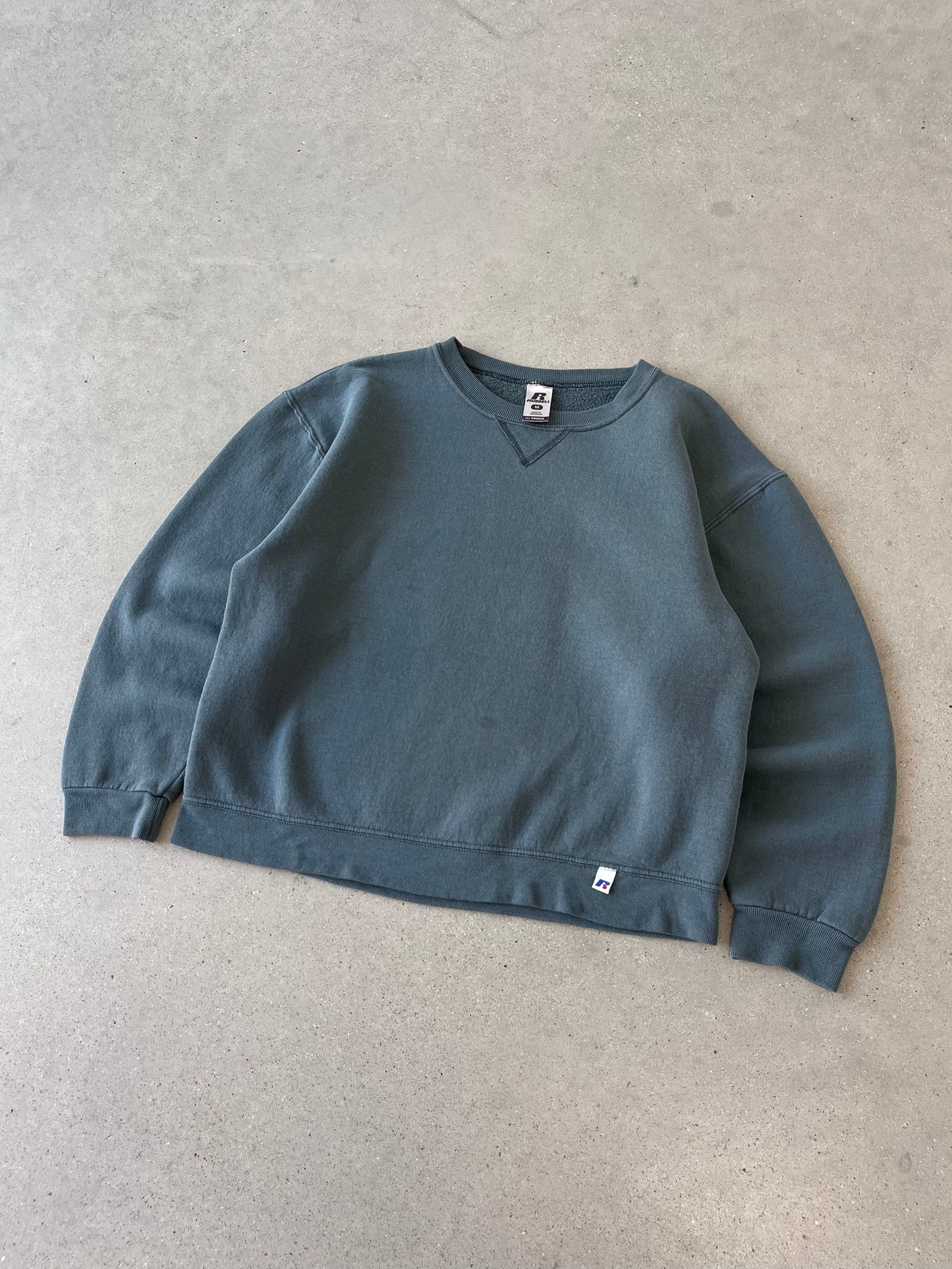 Vintage Forest Green Russell Athletic Crewneck - M