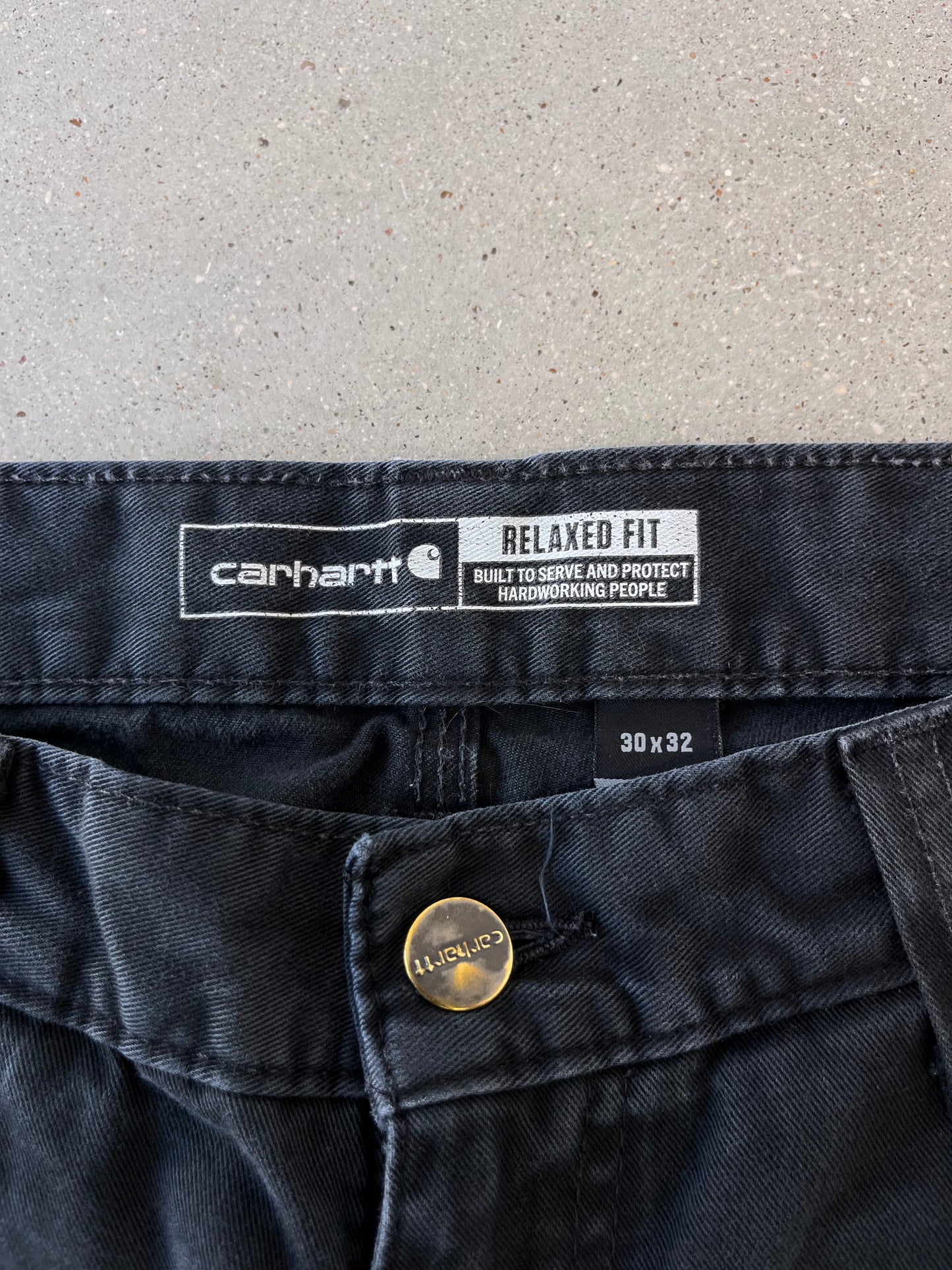 Vintage Carhartt Black Carpenter Pants - 29x32