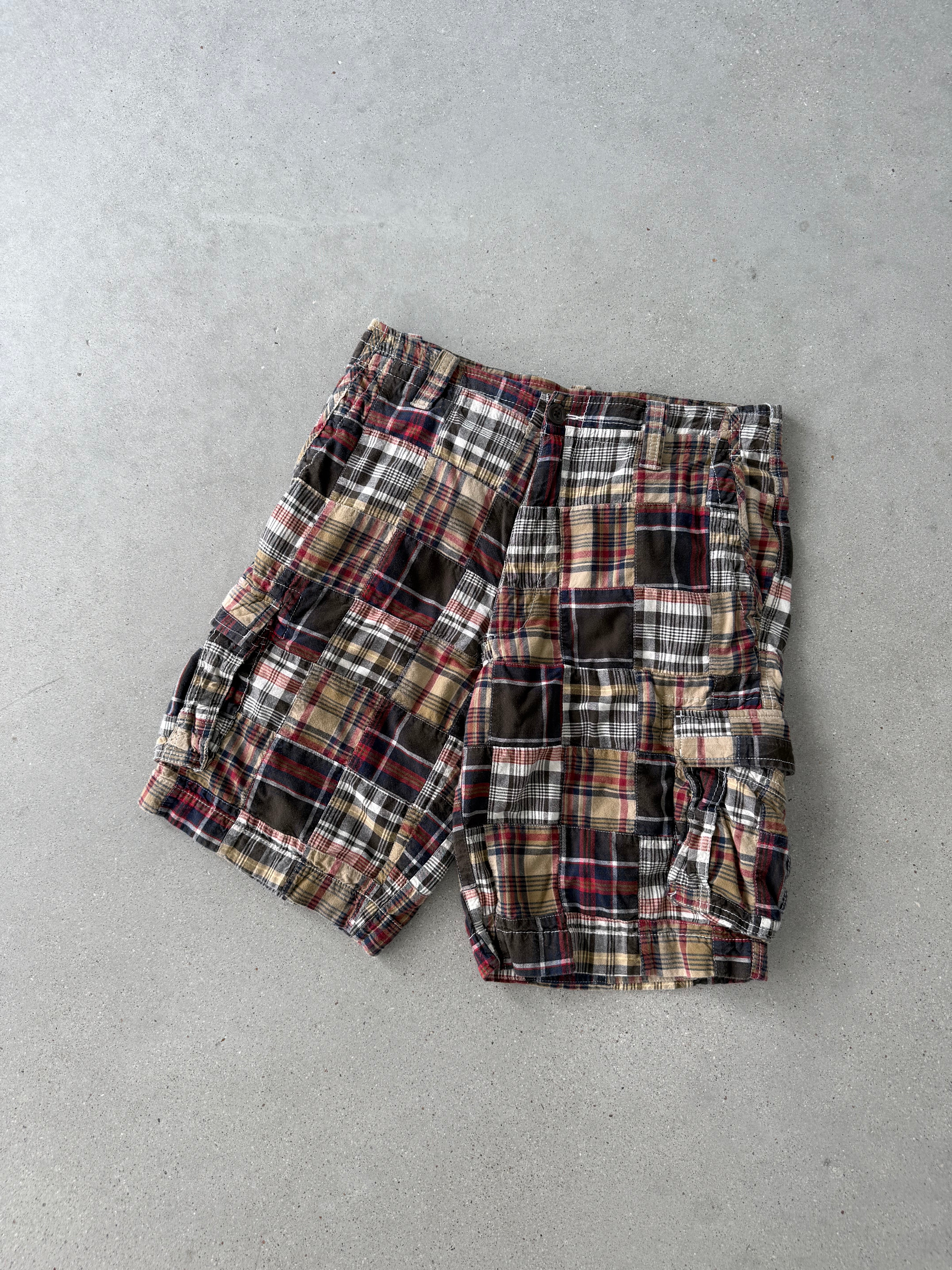 Vintage Roundtree & Yorke Patchwork Madra Cargo Shorts - 30