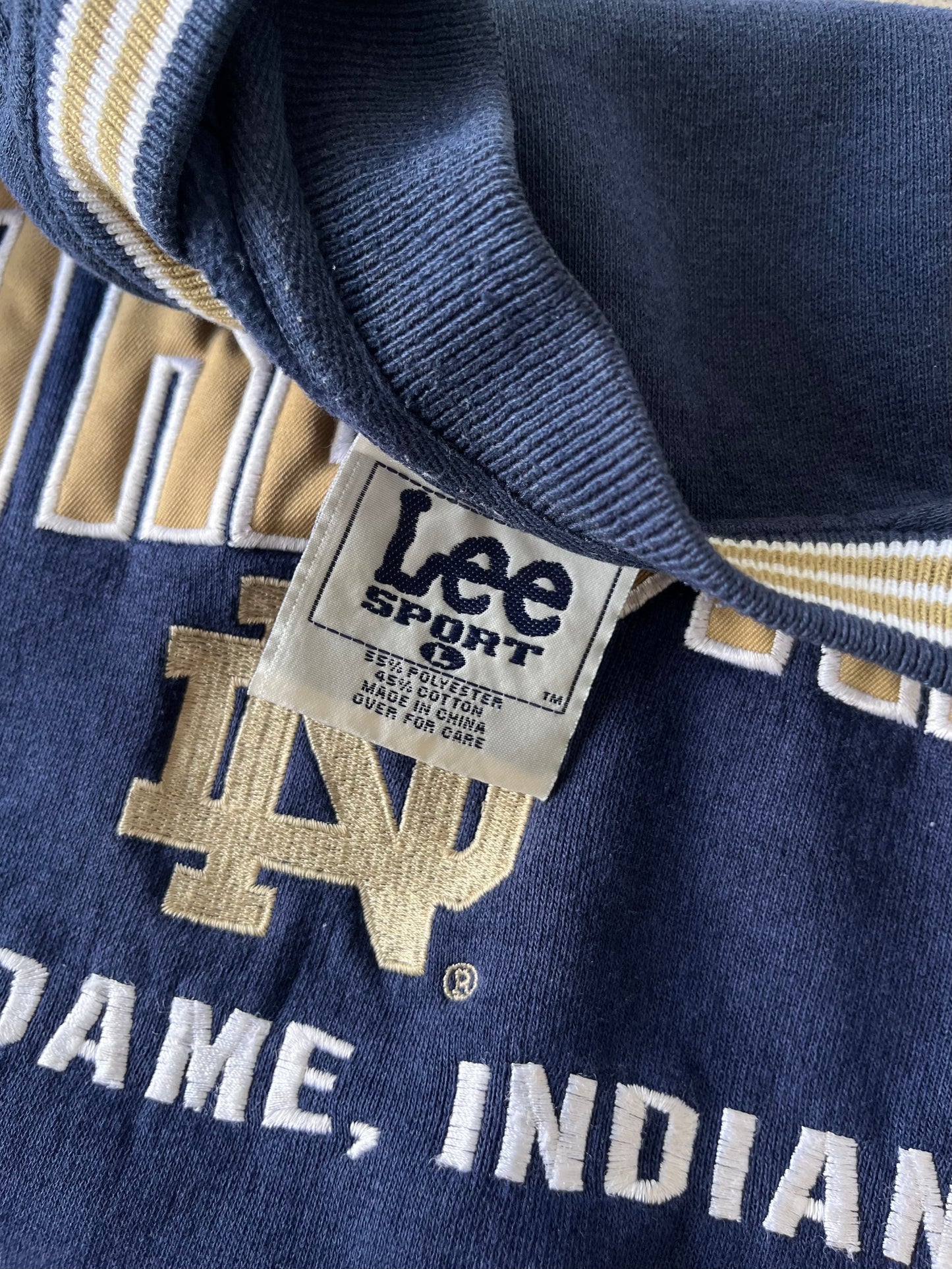 Vintage Fightin' Irish Notre Dame Crewneck - L