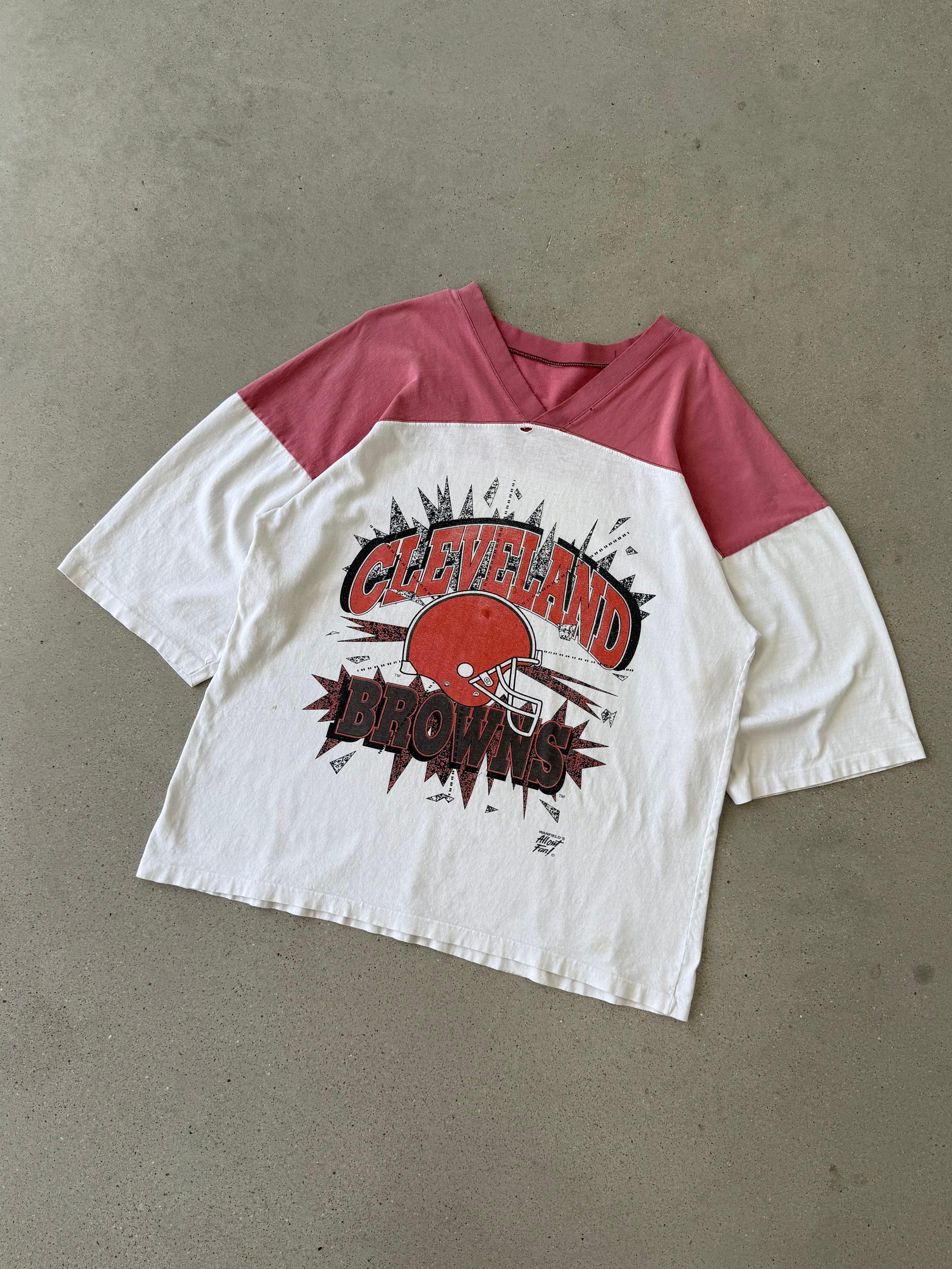 Vintage 1990s Cleveland Browns Tee - XL