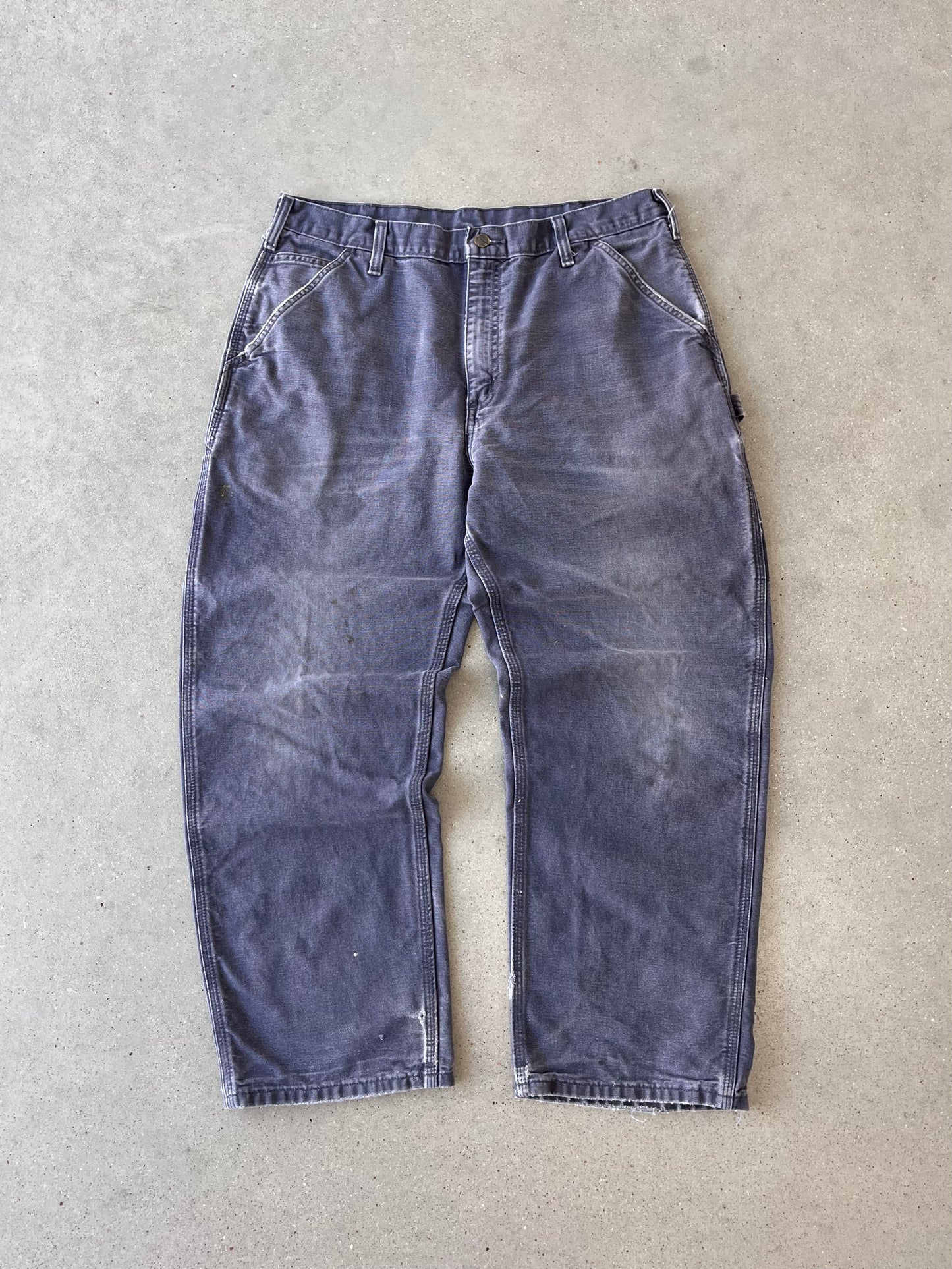 Vintage Carhartt Faded Navy Carpenter Pants - 36x30