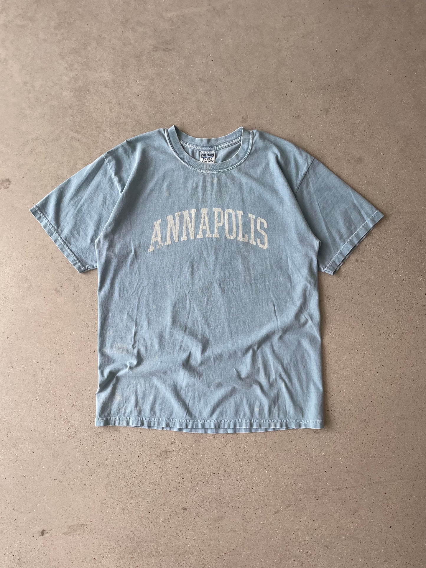 Vintage Annapolis Spell-out Tee - L