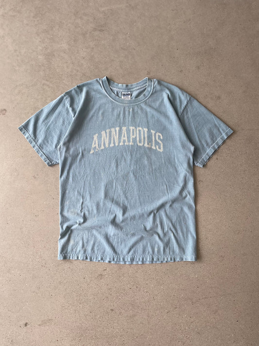 Vintage Annapolis Spell-out Tee - L