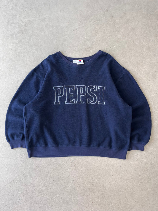 Vintage PEPSI Fleece Boxy Crewneck - XL