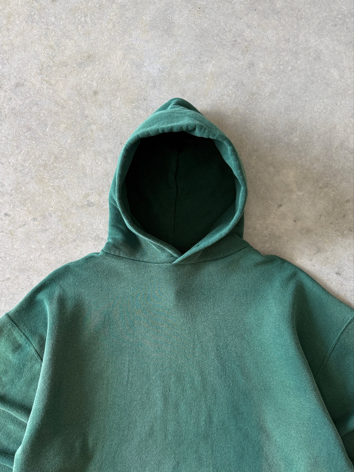 Vintage 1990s Pine Tree Green Russell Athletic Hoodie (XL)