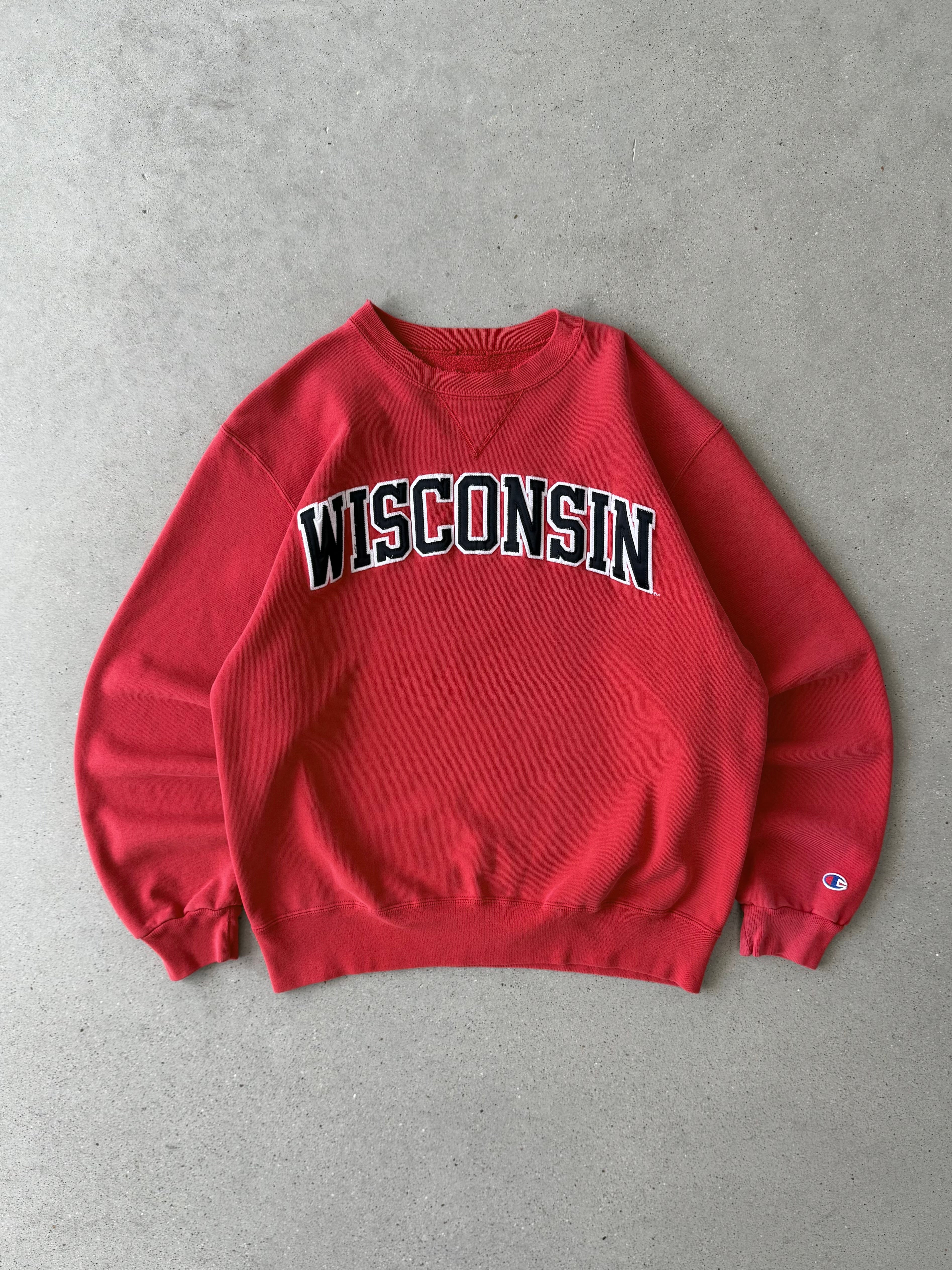 Vintage Wisconsin Champion Crewneck - L